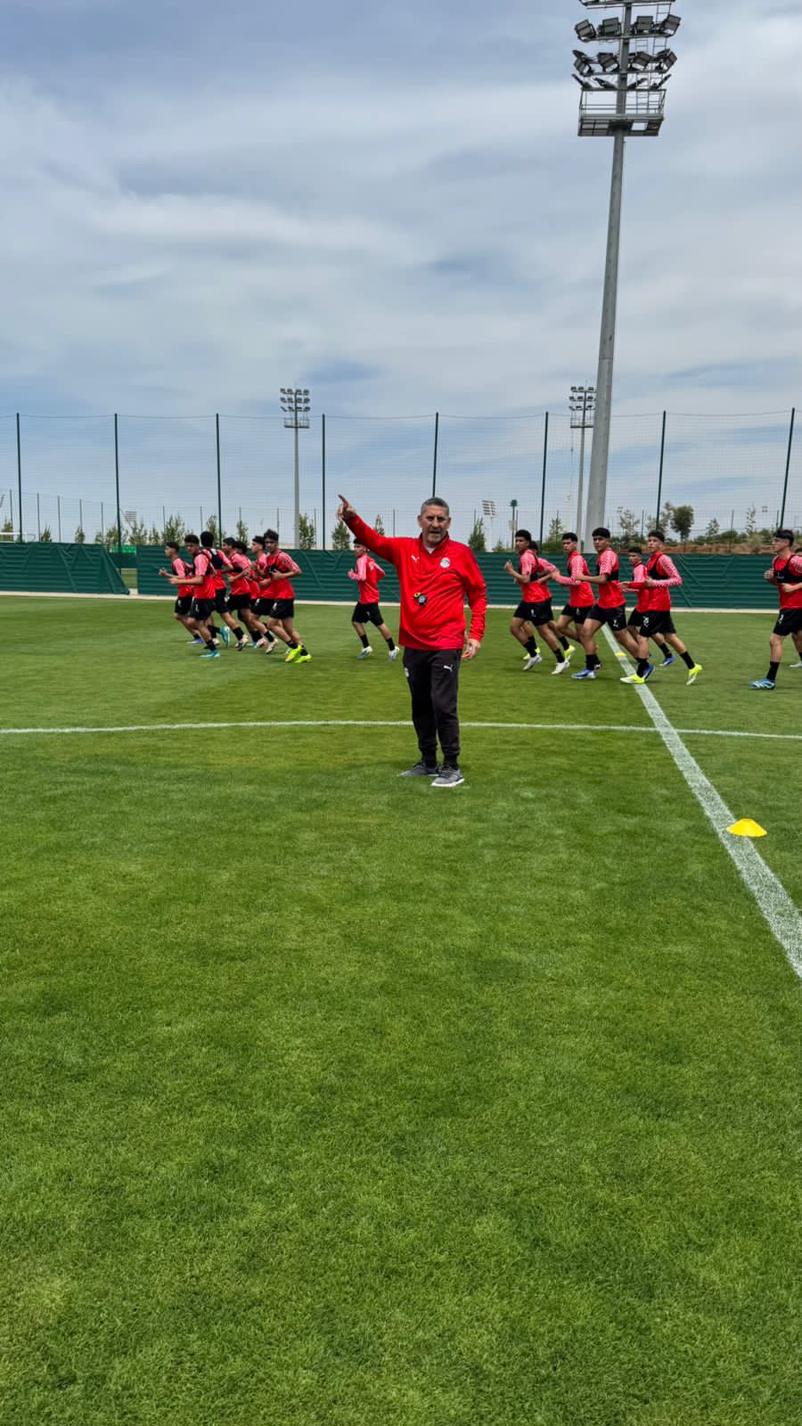 بالصور: تدريبات منتخب الناشئين في المغرب استعدادا لكأس أفريقيا