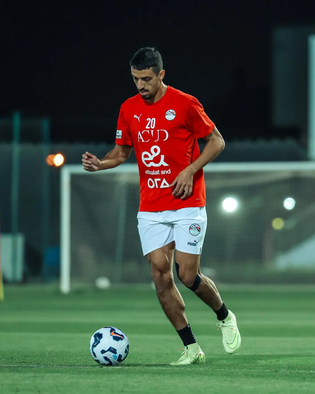 منتخب مصر يختتم تحضيراته لمواجهة أوزبكستان في دورة العين