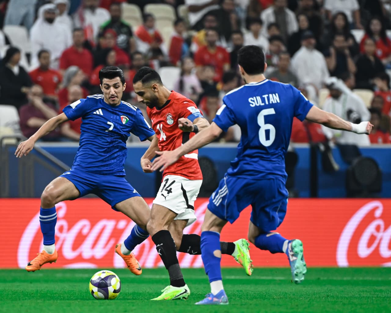 منتخب مصر المشارك في كأس العرب يفتتح مشواره بالتعادل مع الكويت
