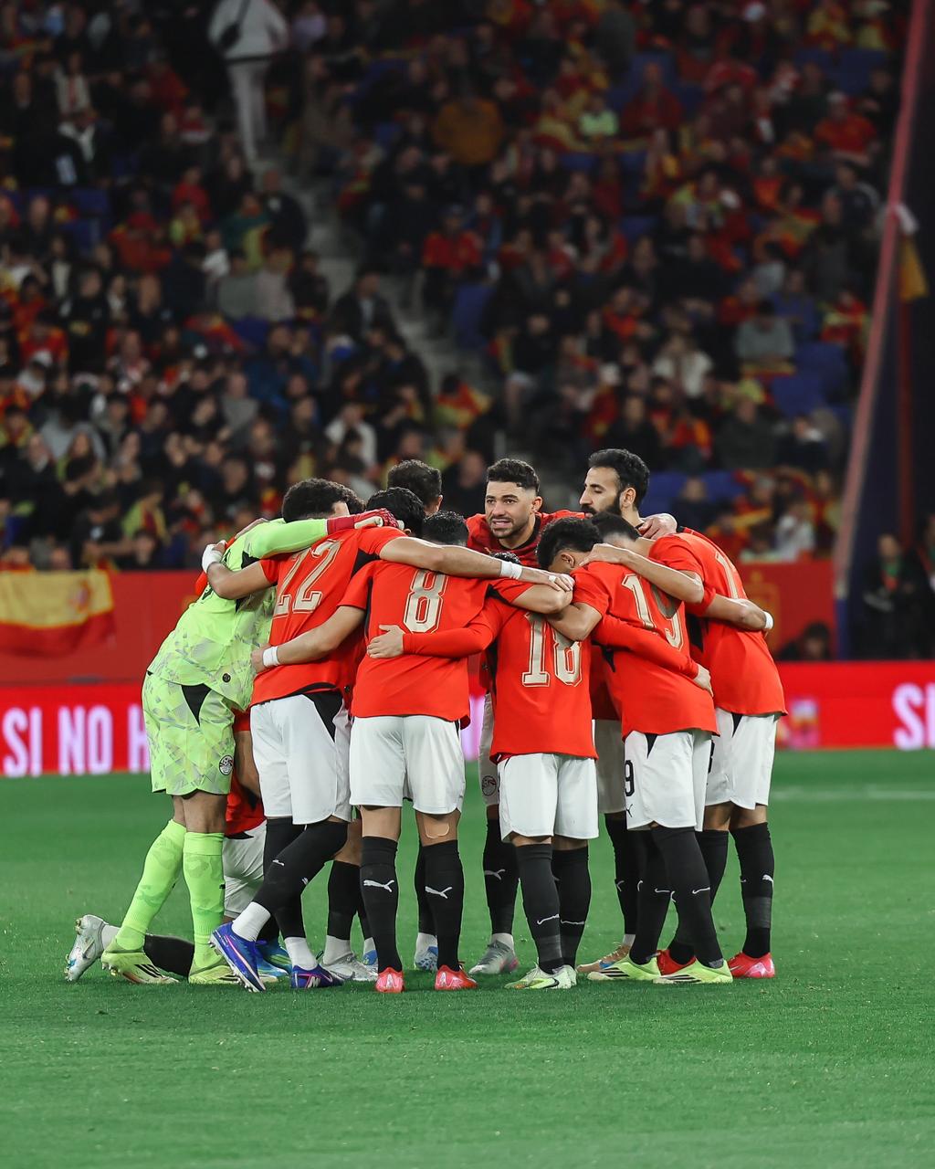بالصور .. منتخب مصر يتعادل مع إسبانيا بعد أداء رائع