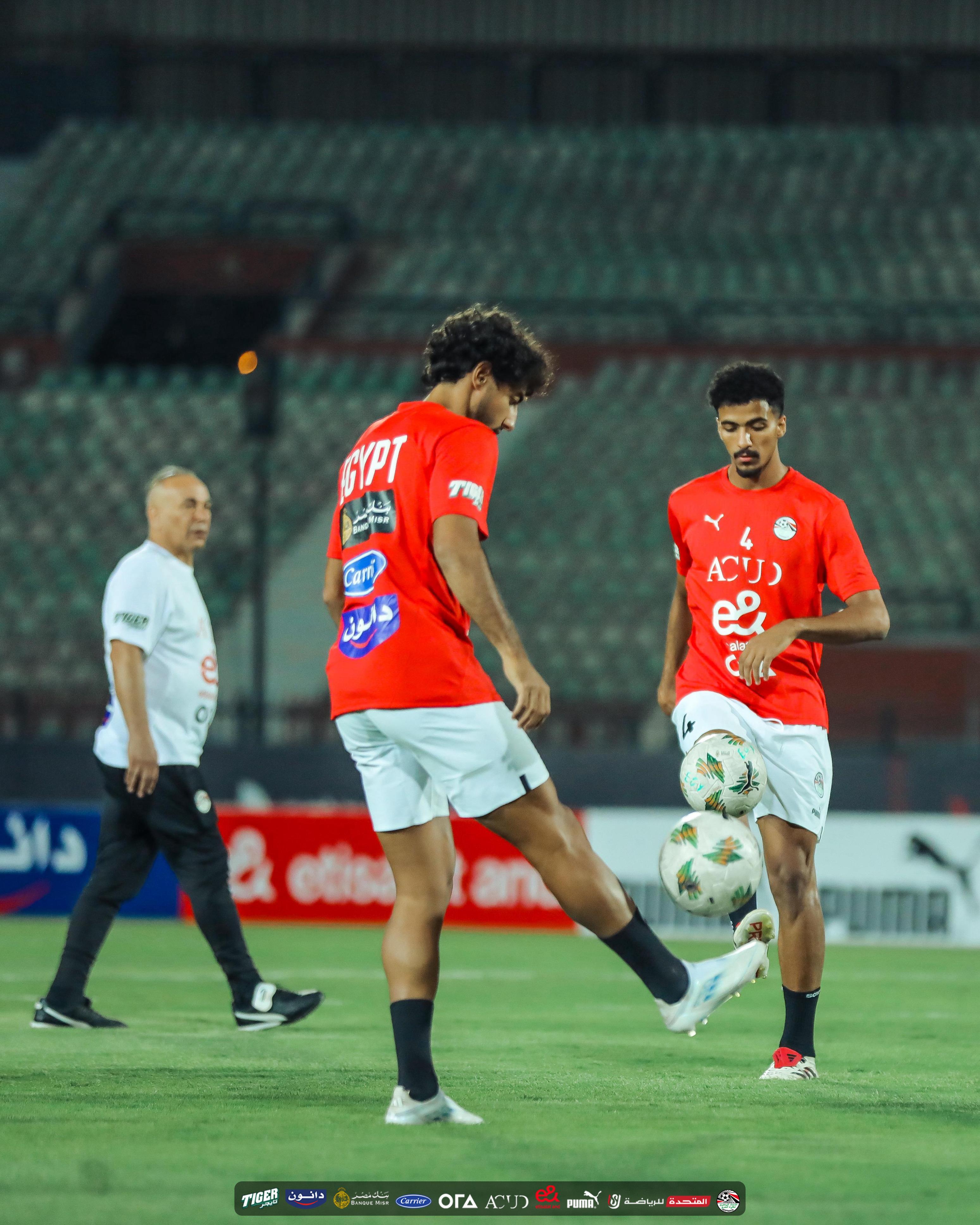 منتخب مصر يخوض أول تدريباته استعداداً لمواجهة إثيوبيا في تصفيات المونديال