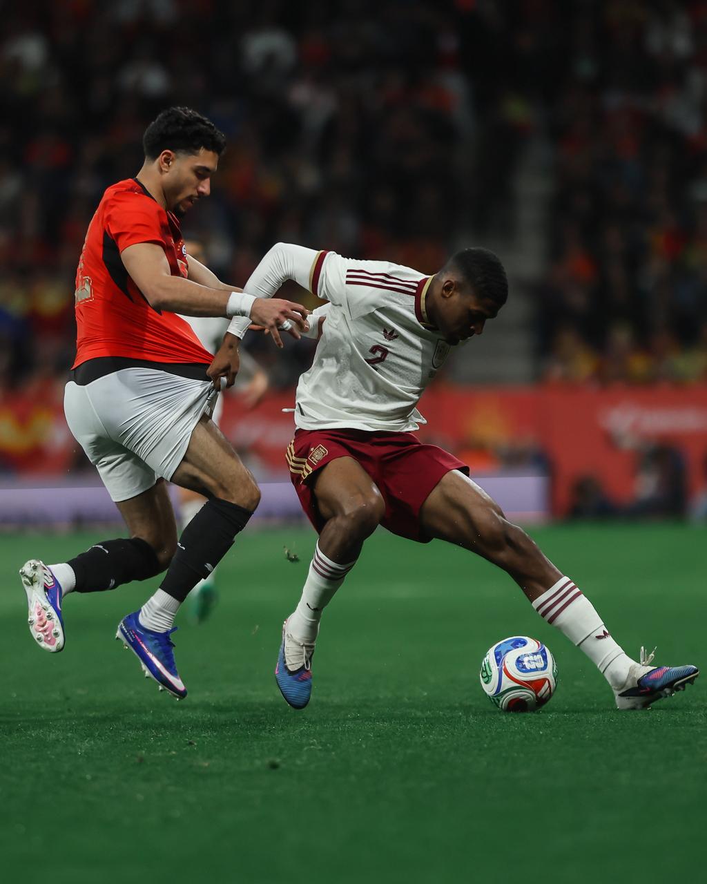 بالصور .. منتخب مصر يتعادل مع إسبانيا بعد أداء رائع