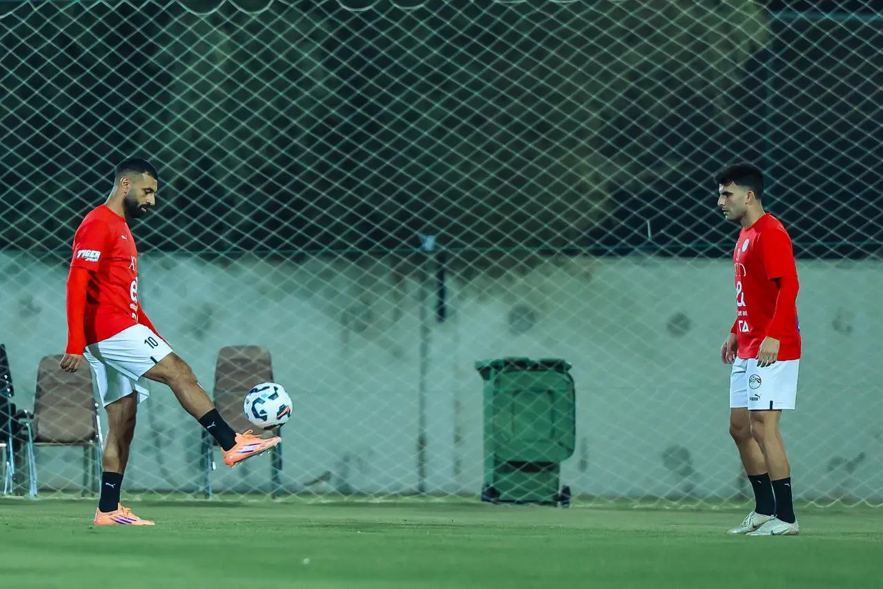 منتخب مصر يختتم تحضيراته لمواجهة أوزبكستان في دورة العين