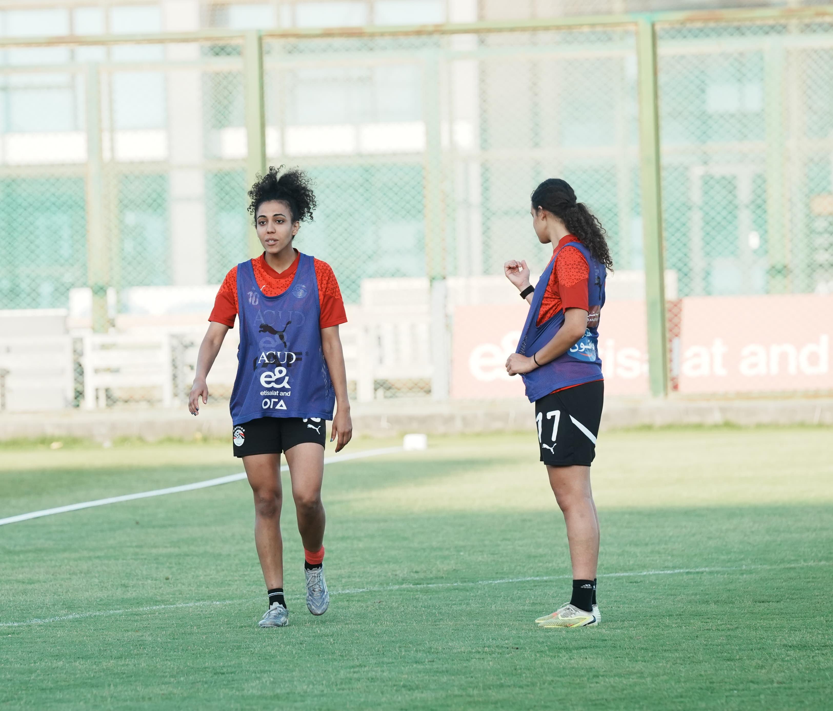بالصور.. تدريب منتخب مصر للكرة  النسائية استعداداً لودية تونس