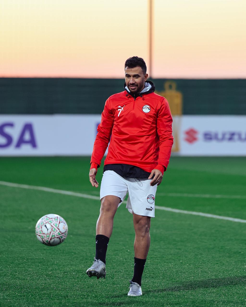 منتخب مصر يختتم تدريباته قبل لقاء كوت ديفوار السبت