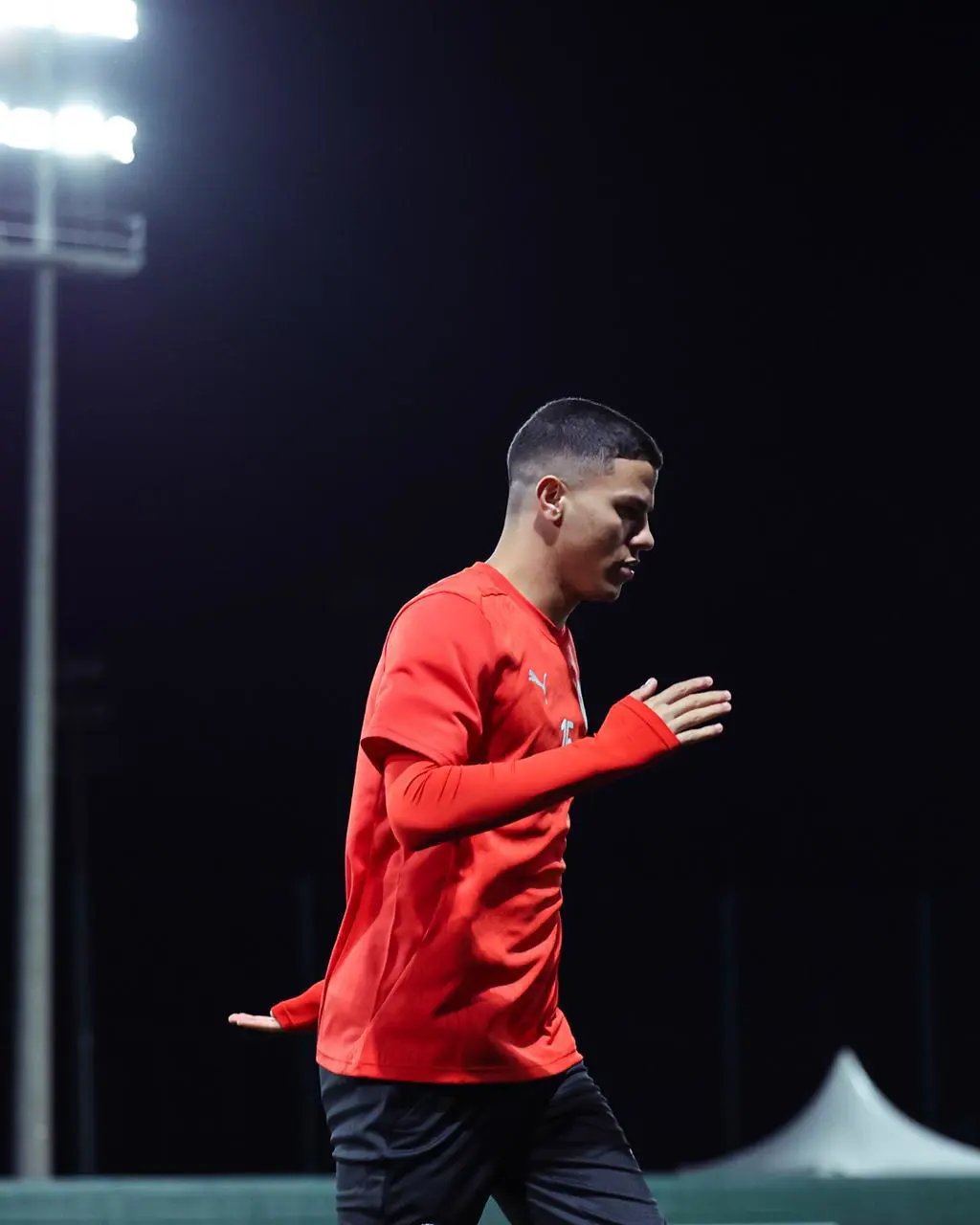 منتخب مصر يخوض أولى تدريباته بمدينة أكادير استعدادًا لمواجهة زيمبابوي بأمم أفريقيا