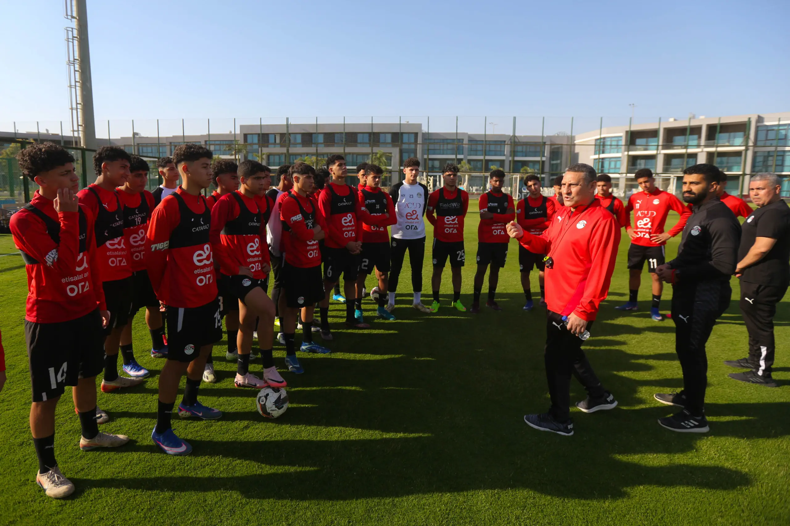 التدريب الأخير لمنتخب مصر 2009 قبل السفر إلى  بطولة الأمم الأفريقية