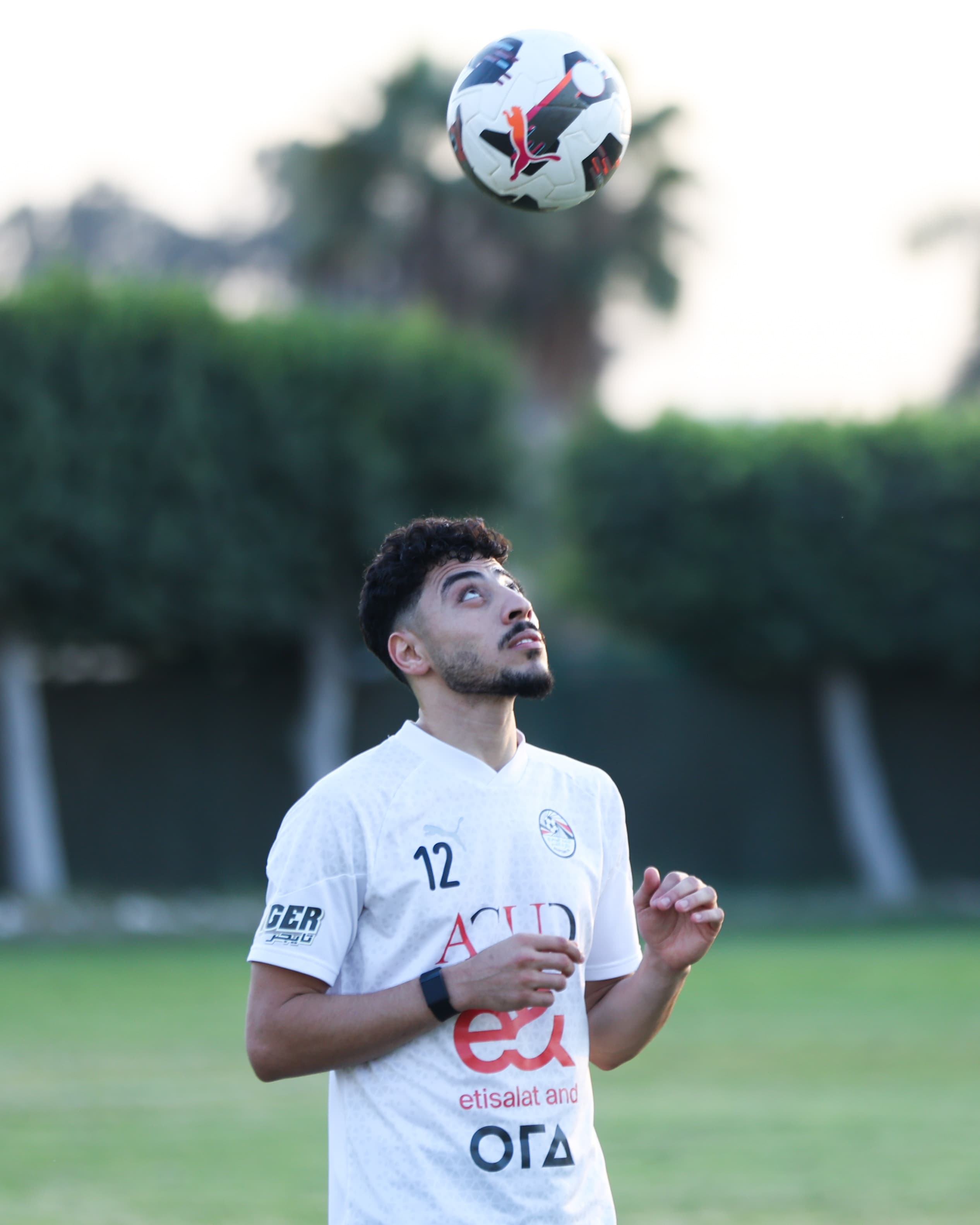 منتخب مصر المشارك في كأس العرب يختتم تدريباته قبل اللقاء الثاني أمام الجزائر غدا