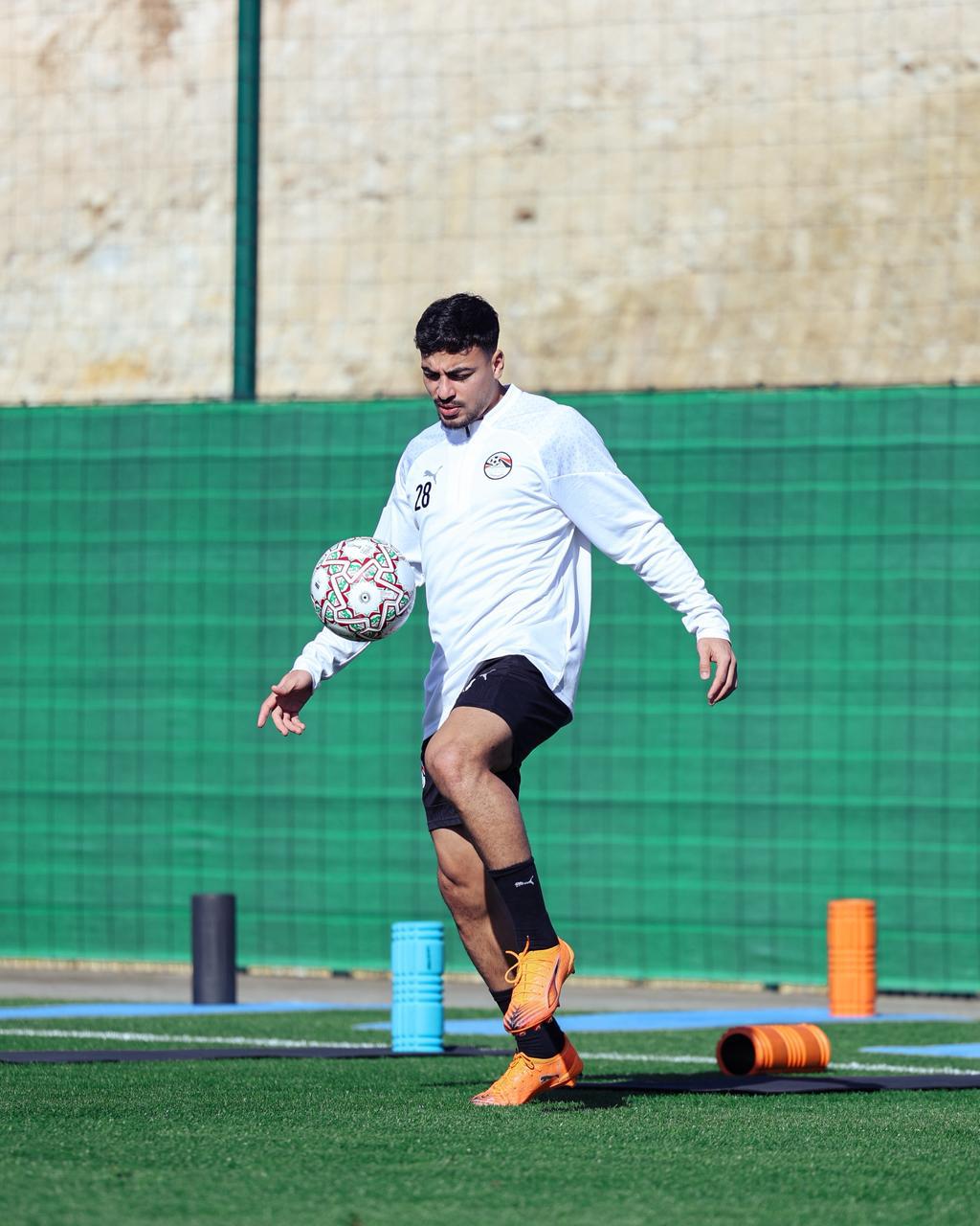 منتخب مصر يبدأ استعداداته لمواجهة جنوب أفريقيا 