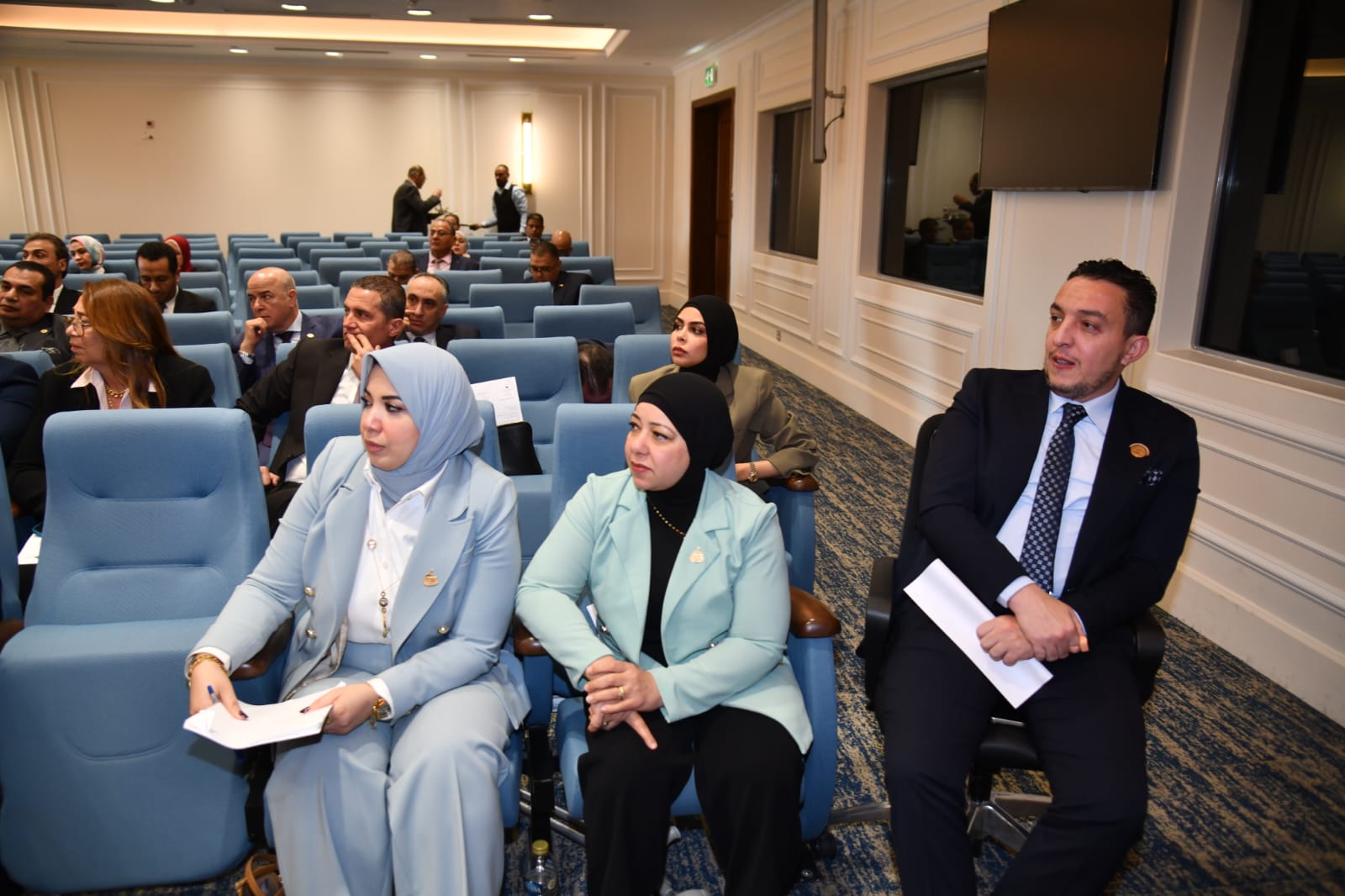 أبوريدة وحسام حسن يتحدثان عن استعدادات المنتخب للمونديال في مجلس النواب