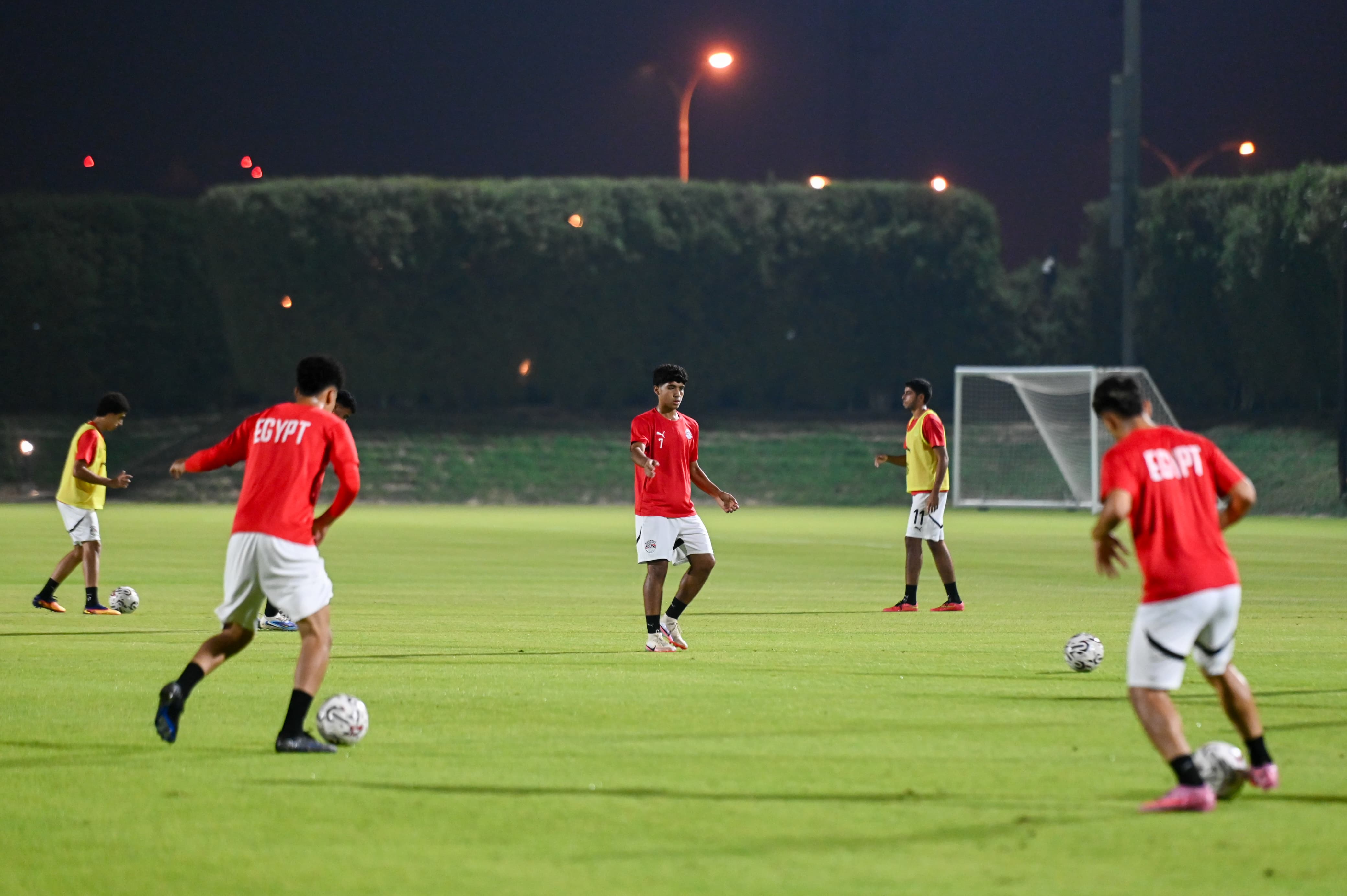 منتخب مصر تحت ١٧ ستة يواصل  تدريباته قبل انطلاق المونديال