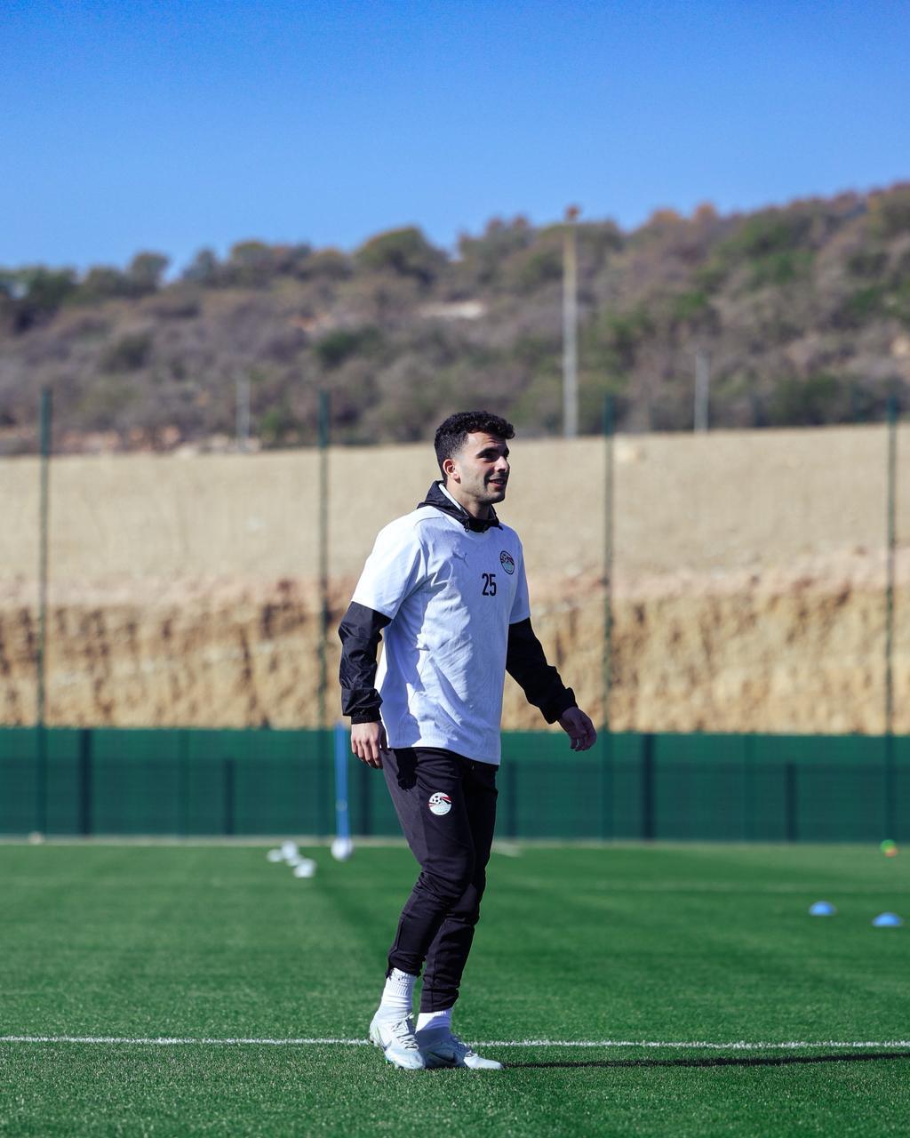 منتخب مصر يبدأ استعداداته لمواجهة جنوب أفريقيا 