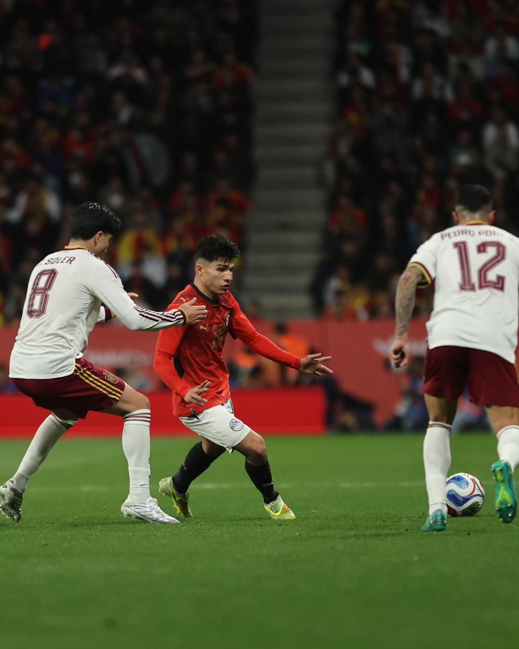 بالصور .. منتخب مصر يتعادل مع إسبانيا بعد أداء رائع