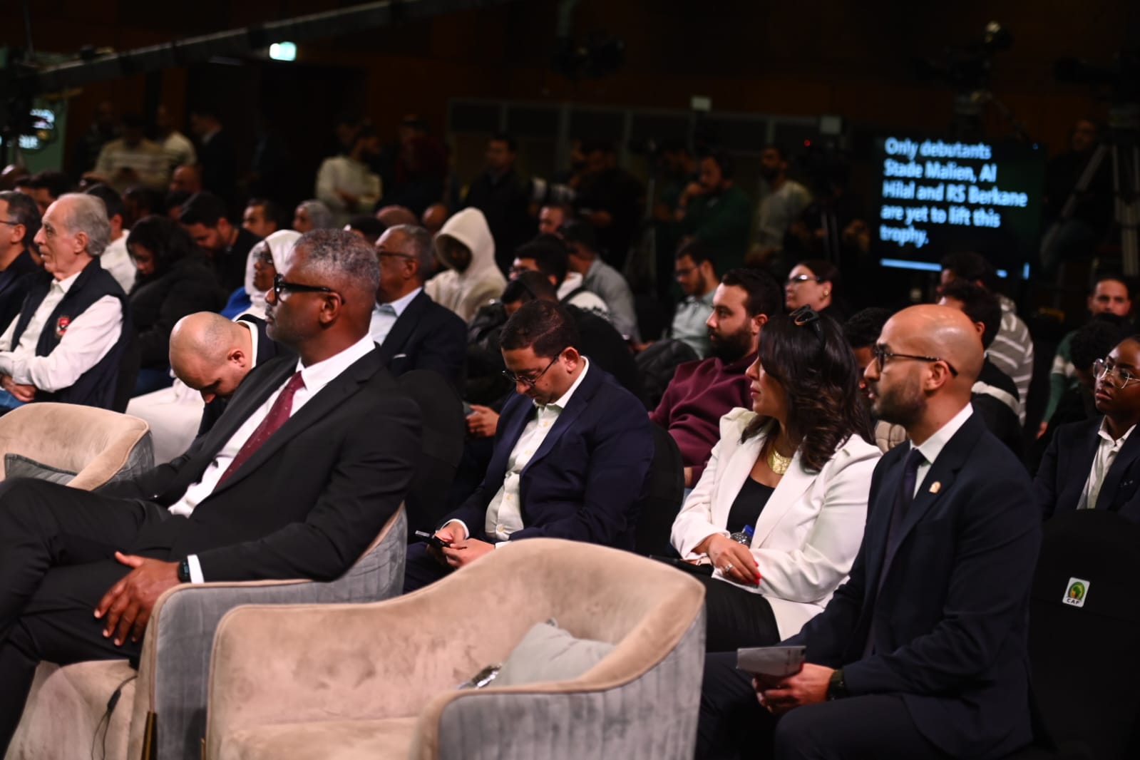 صور مراسم قرعة دوري الأبطال وكأس الكونفدرالية بمقر الاتحاد المصري