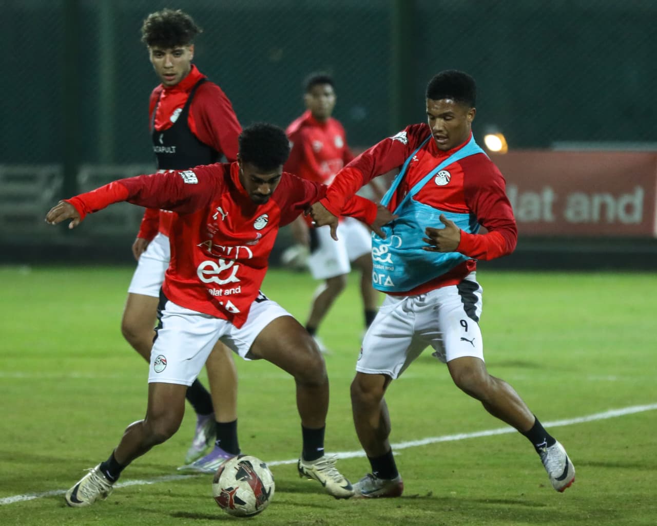 منتخب مصر 2007 يواصل تدريباته استعدادا لمواجهتي العراق وديا