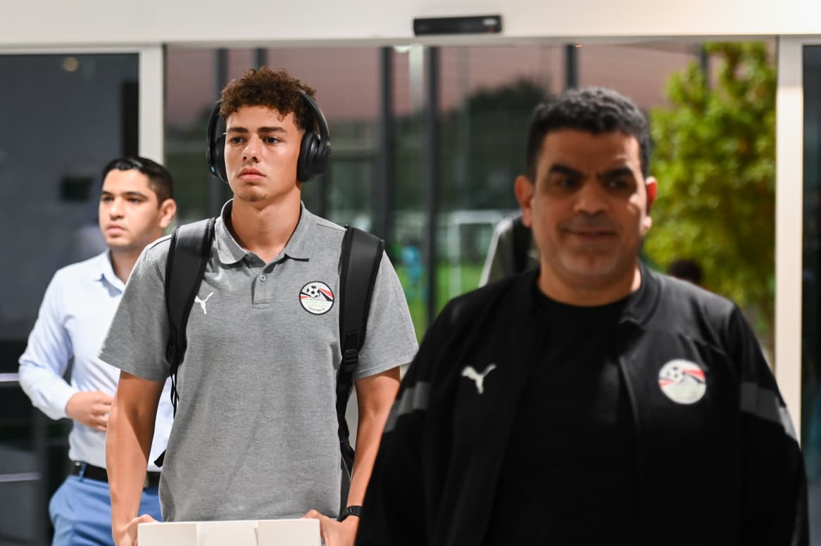 منتخب مصر تحت ١٧ سنة قبل مواجهة قطر الودية