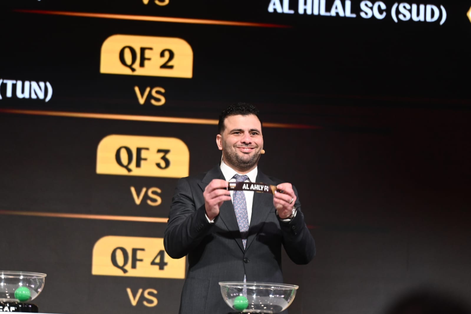 صور مراسم قرعة دوري الأبطال وكأس الكونفدرالية بمقر الاتحاد المصري