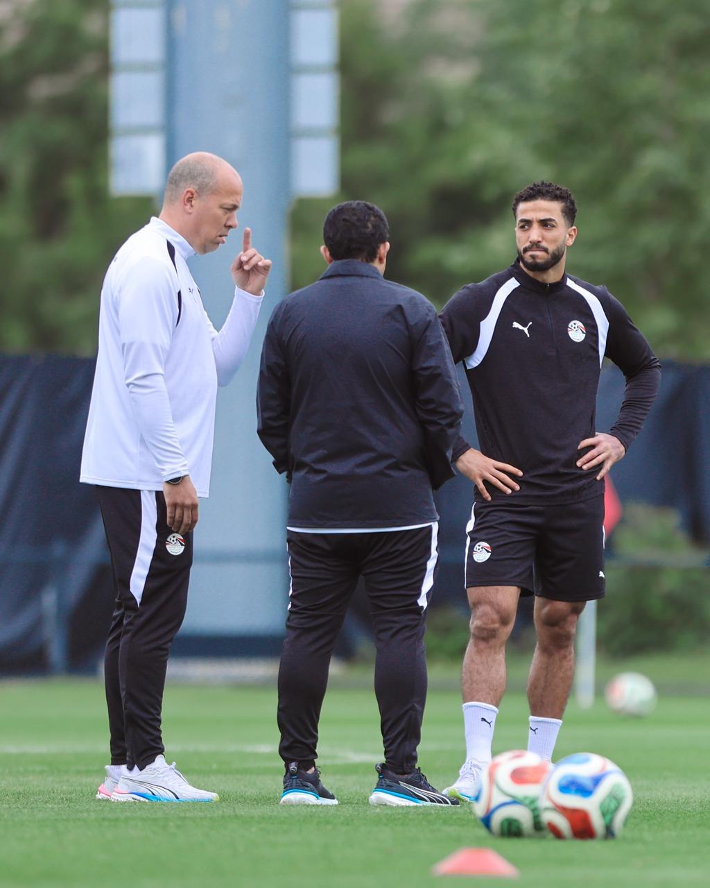 بالصور..منتخب مصر يواصل تدريباته بسبوكين استعداداً لأستراليا.. وعودة صلاح وفتحي