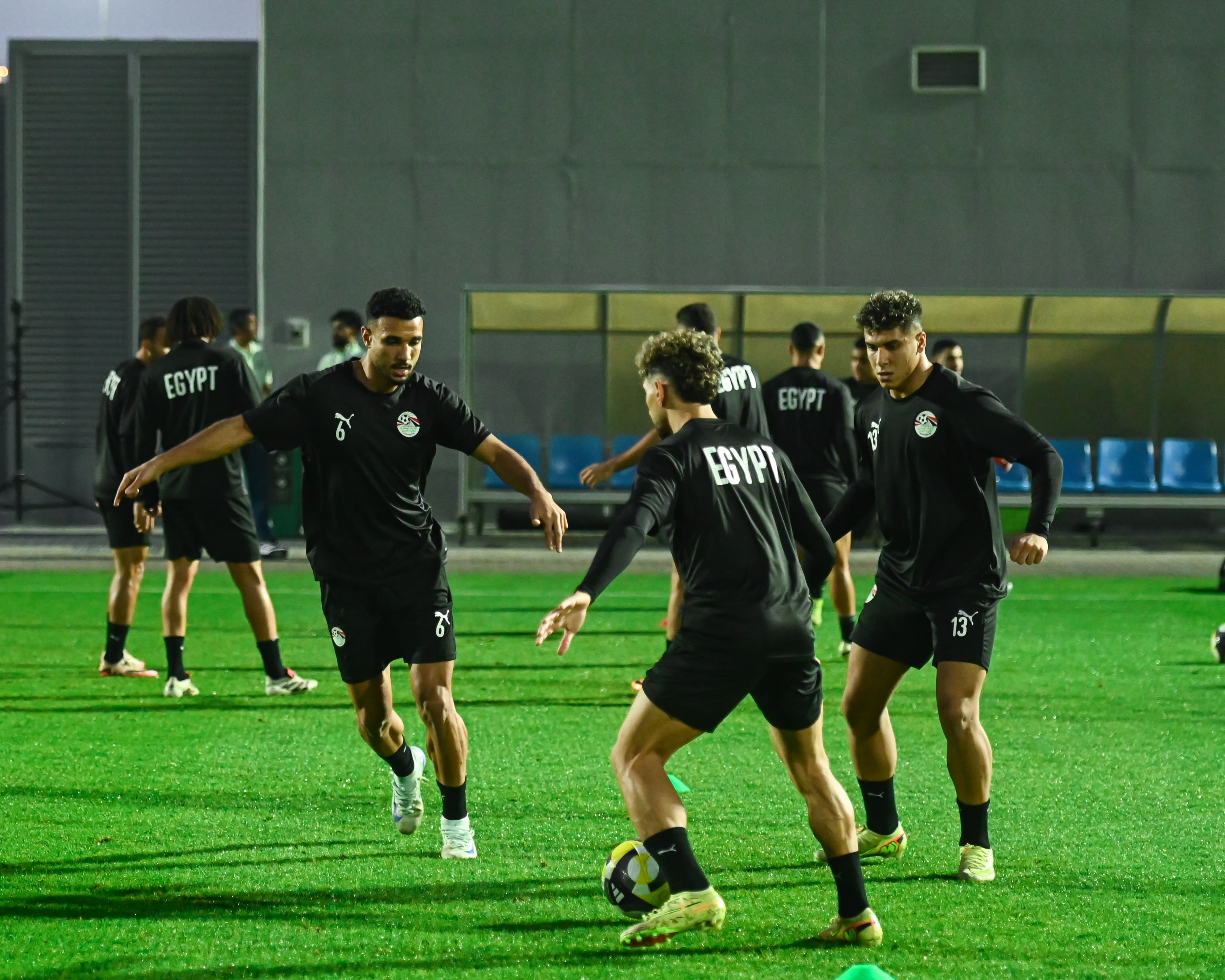 تدريبات منتخب مصر المشارك في كأس العرب استعدادا لمواجهة الأردن