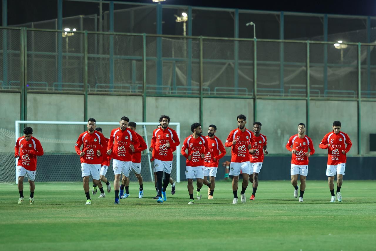 منتخب مصر يخوض ثاني  تدريباته بمركز المنتخبات الوطنية استعدادا لوديتي السعودية و إسبانيا 