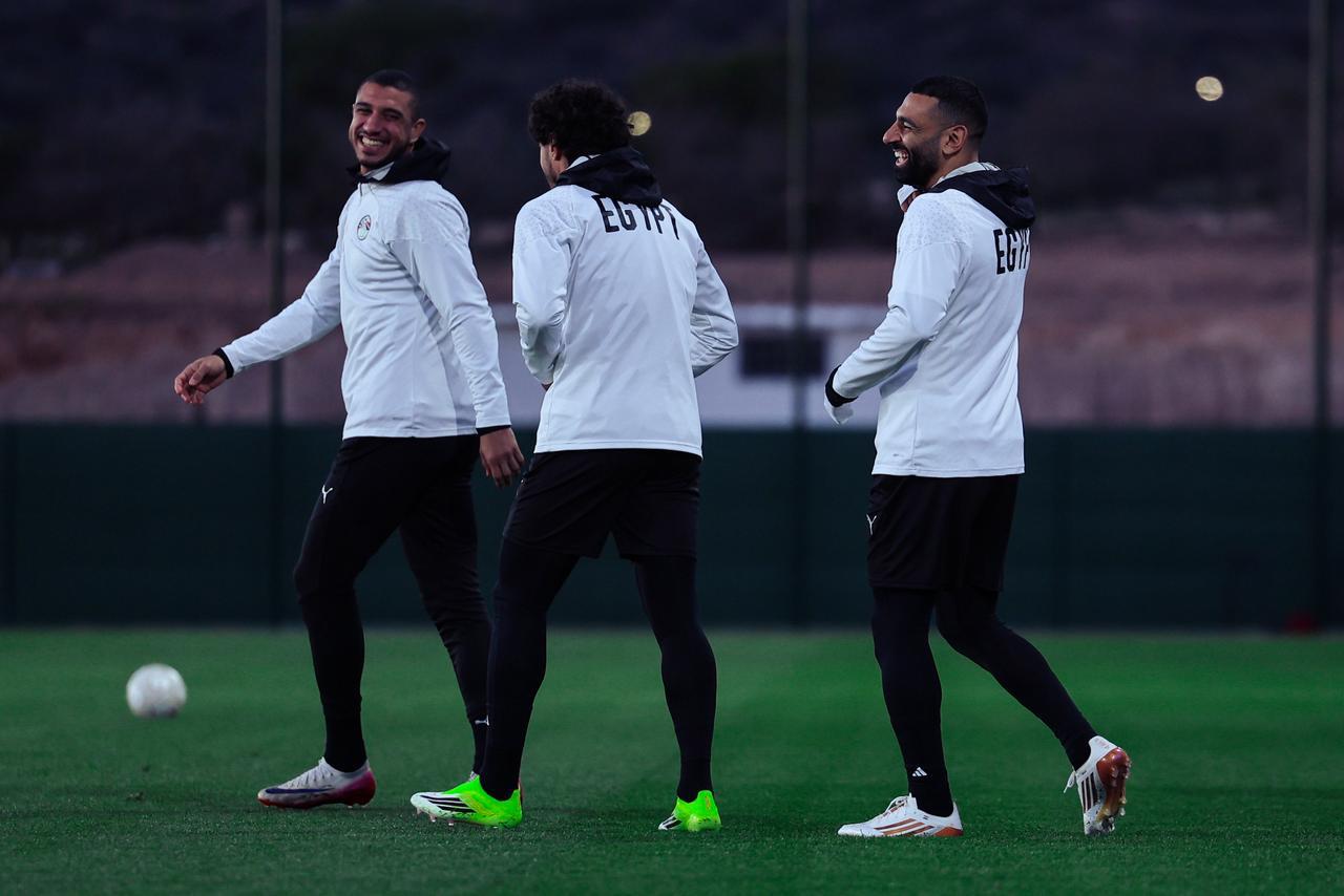 منتخب مصر يواصل تدريباته قبل مواجهة كوت ديفوار
