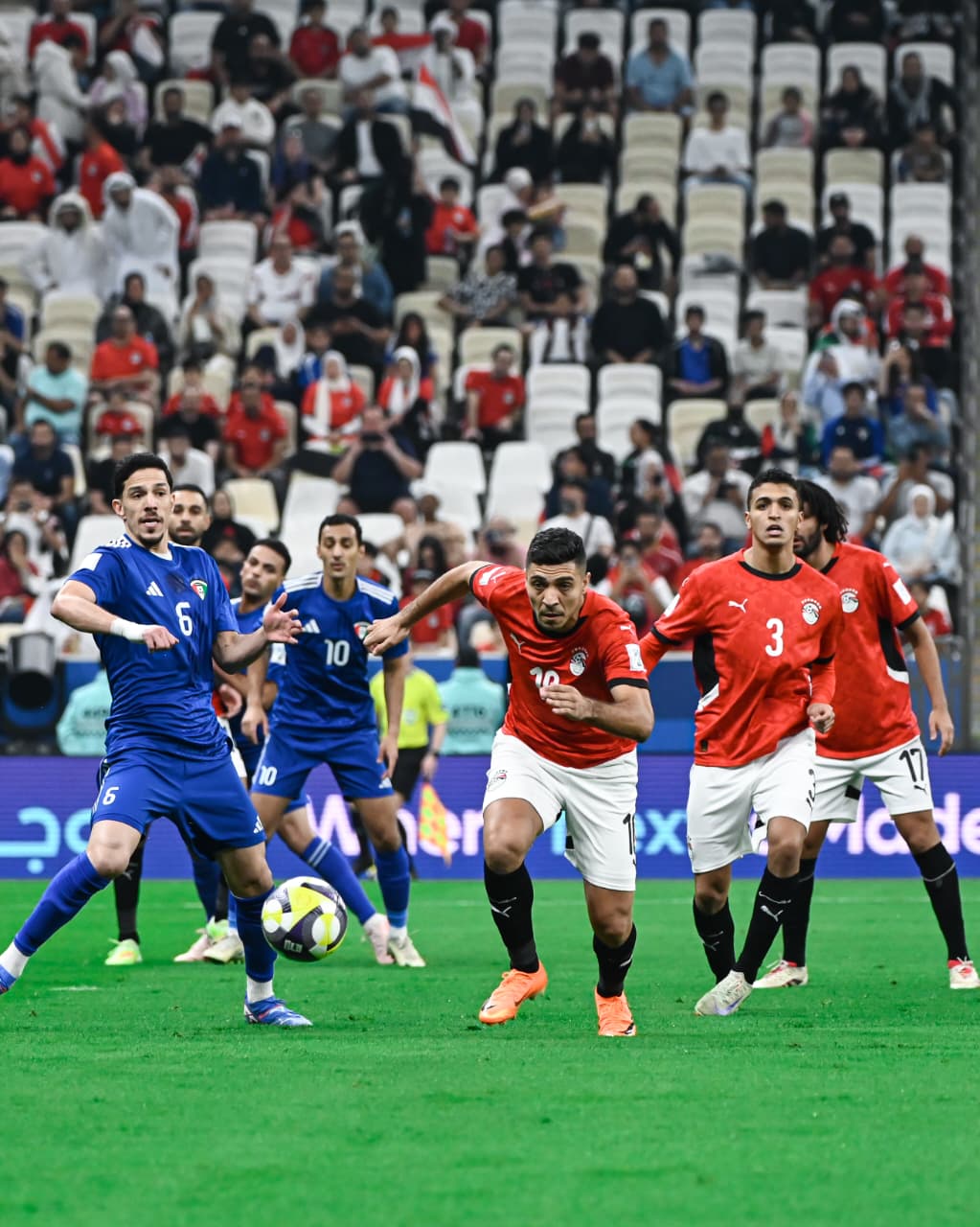 منتخب مصر المشارك في كأس العرب يفتتح مشواره بالتعادل مع الكويت