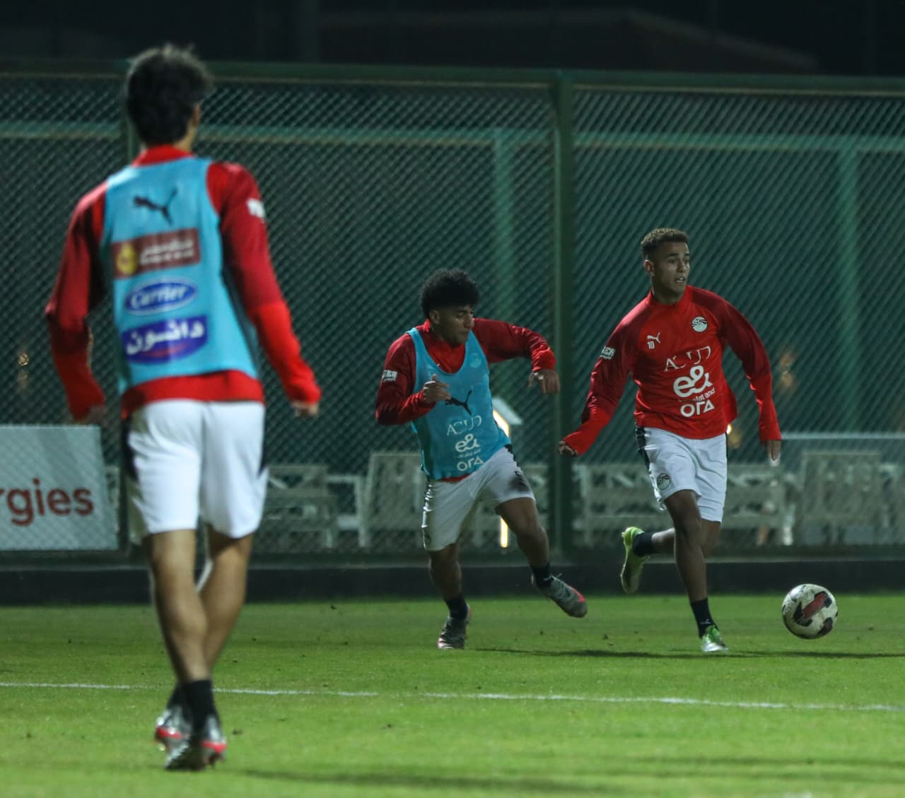 منتخب مصر 2007 يواصل تدريباته استعدادا لمواجهتي العراق وديا