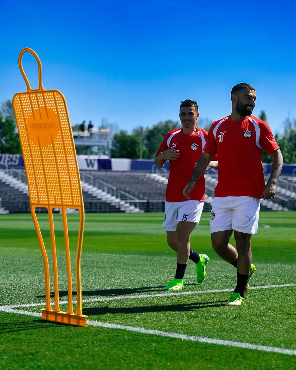 بالصور.. منتخب مصر يختتم تدريباته استعداداً لمواجهة بلجيكا غداً