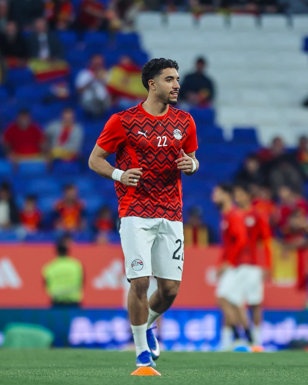 أحماء منتخب مصر قبل مواجهة إسبانيا