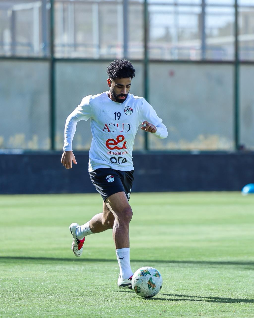 تدريبات منتخب مصر في مركز المنتخبات الوطنية استعدادا لأمم أفريقيا