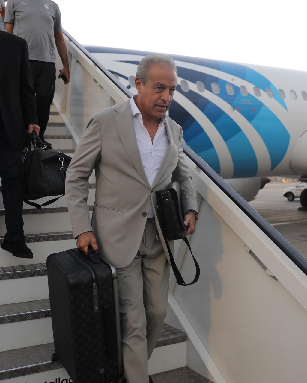 وصول بعثة منتخب مصر من المغرب بعد التأهل للمونديال