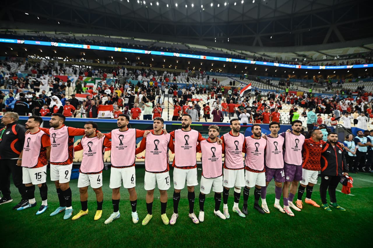 منتخب مصر المشارك في كأس العرب يفتتح مشواره بالتعادل مع الكويت