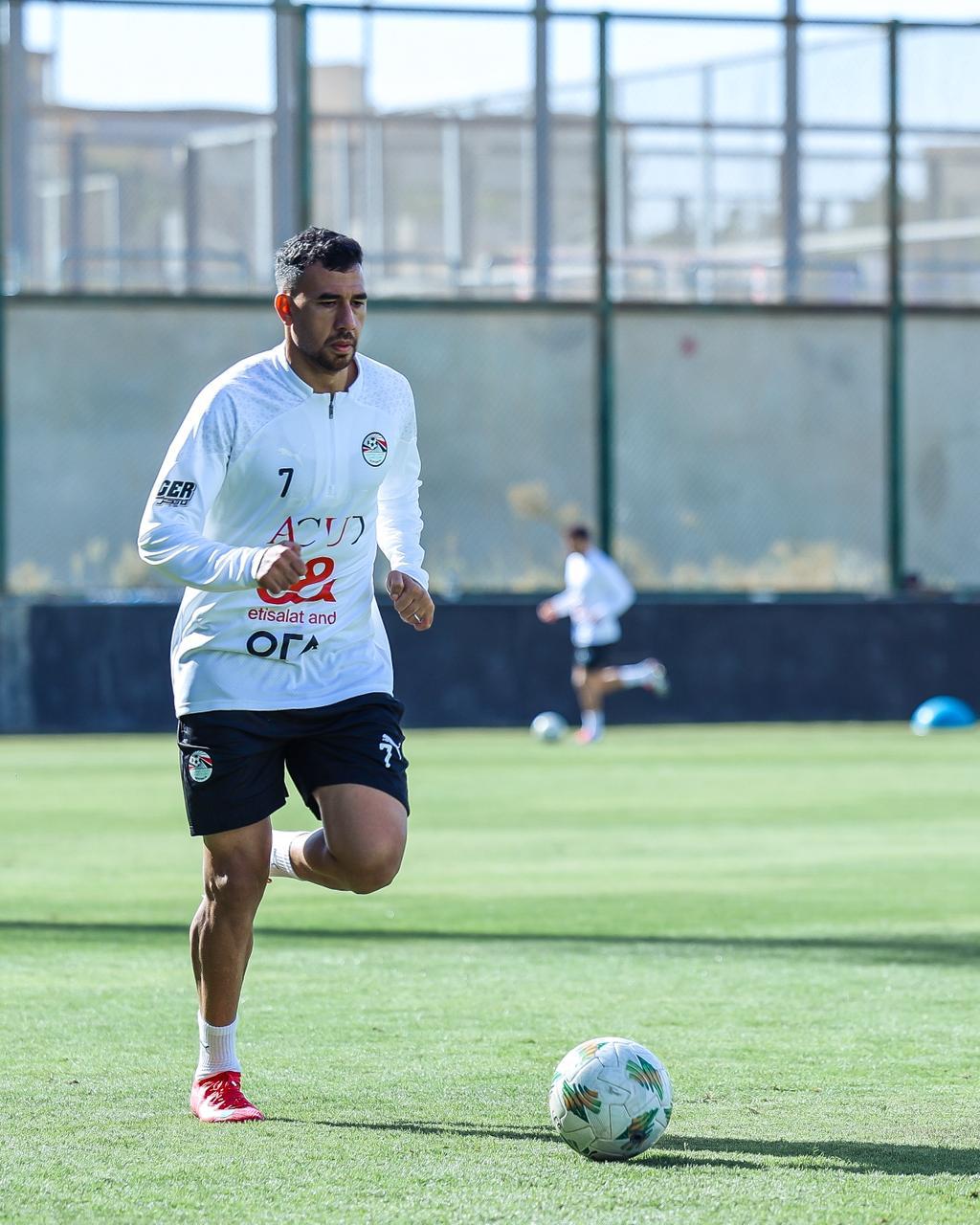 تدريبات منتخب مصر في مركز المنتخبات الوطنية استعدادا لأمم أفريقيا
