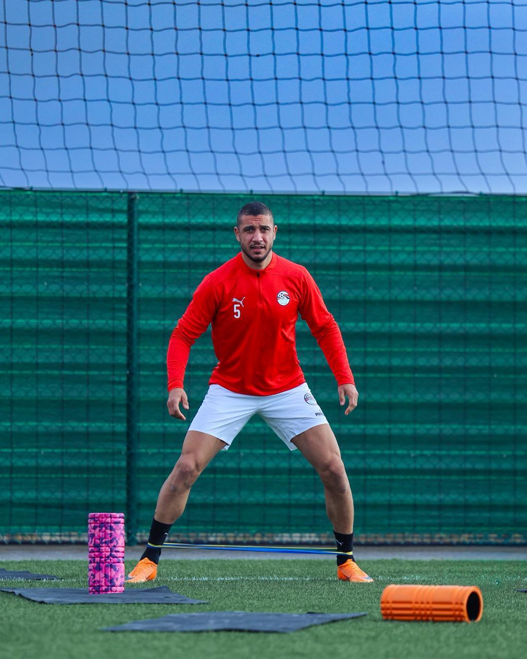 منتخب مصر يختتم تدريباته قبل مواجهة بنين غدًا