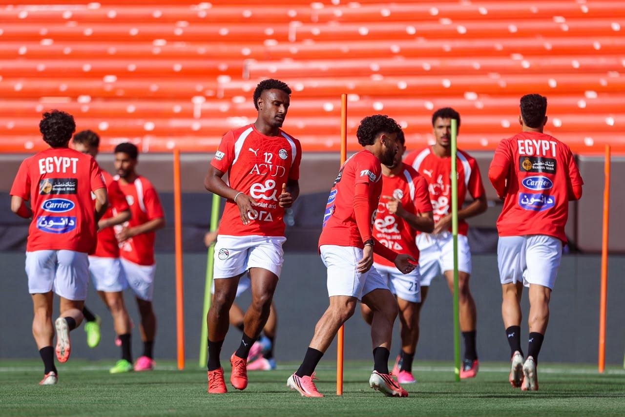 منتخب مصر يختتم تدريباته استعداداً لمواجهة البرازيل ودياً