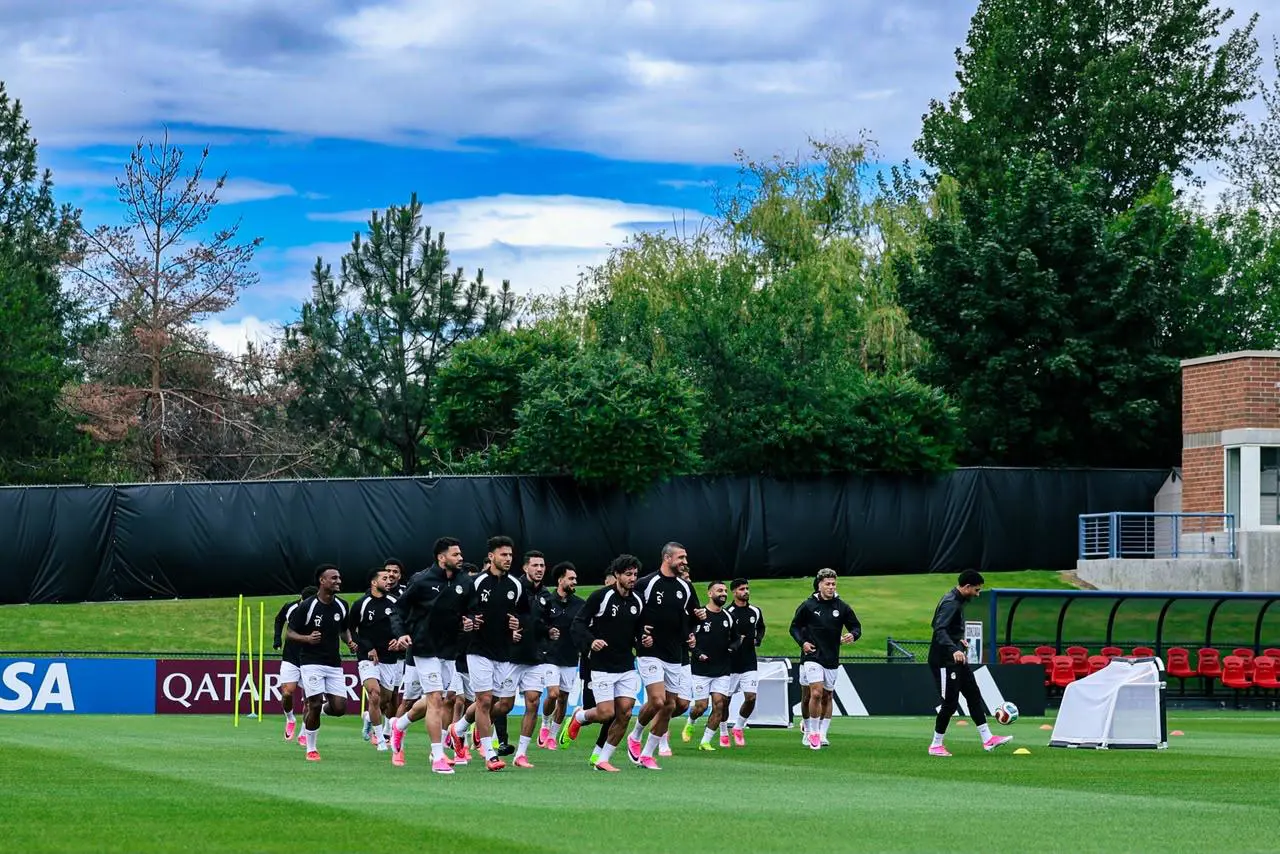 بالصور .. منتخب مصر يواصل الاستعداد لمواجهة بلجيكا في كأس العالم