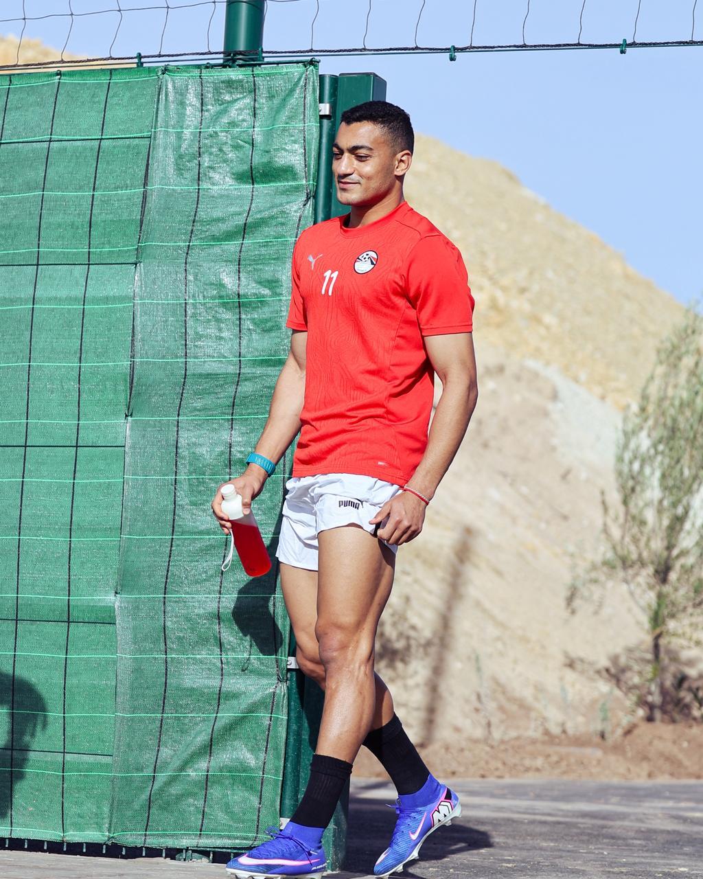 منتخب مصر يواصل تدريباته استعداداً لمواجهة بنين  