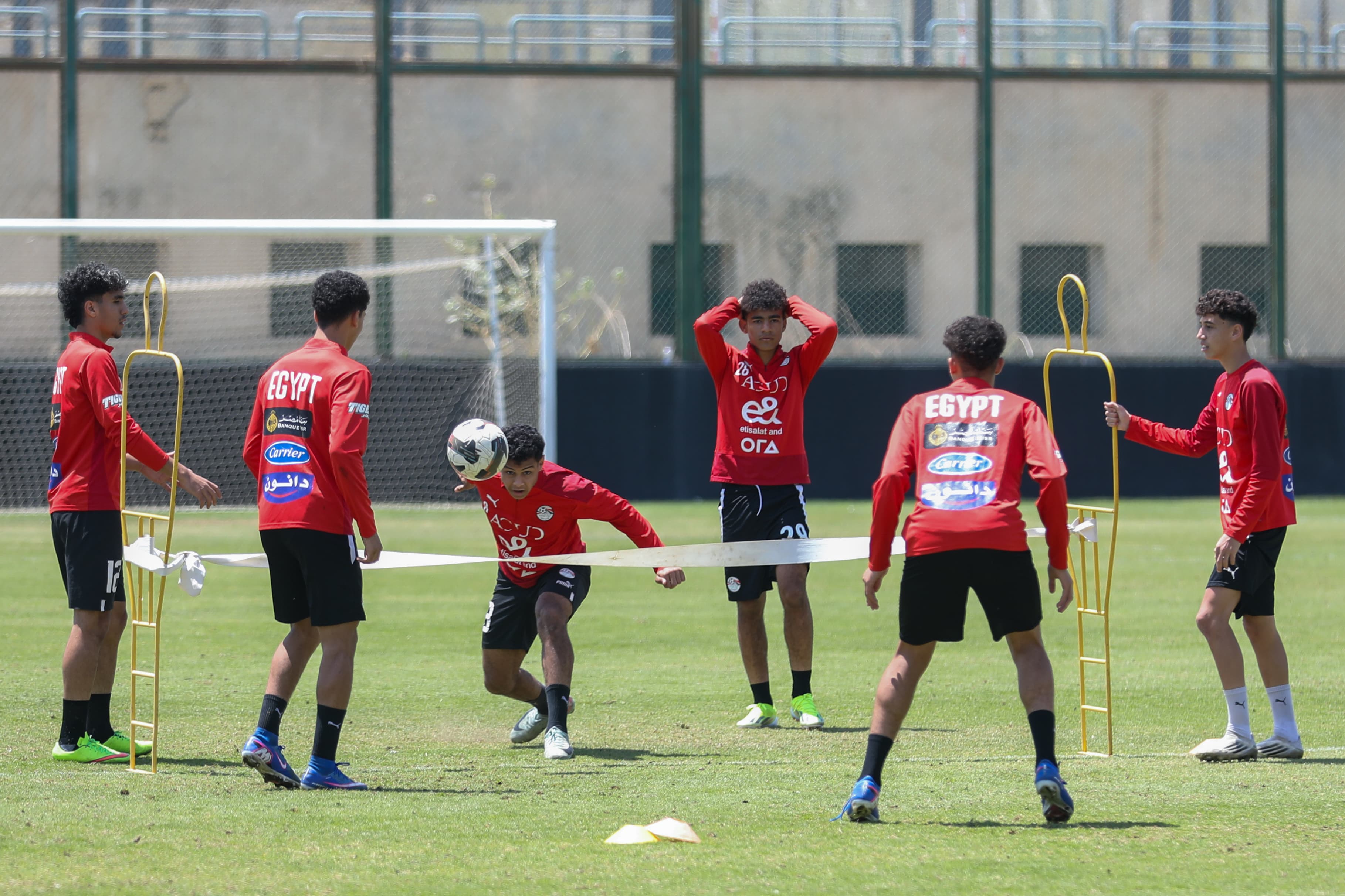 بالصور: منتخب الناشئين يواصل استعداداته لكأس الأمم الأفريقية