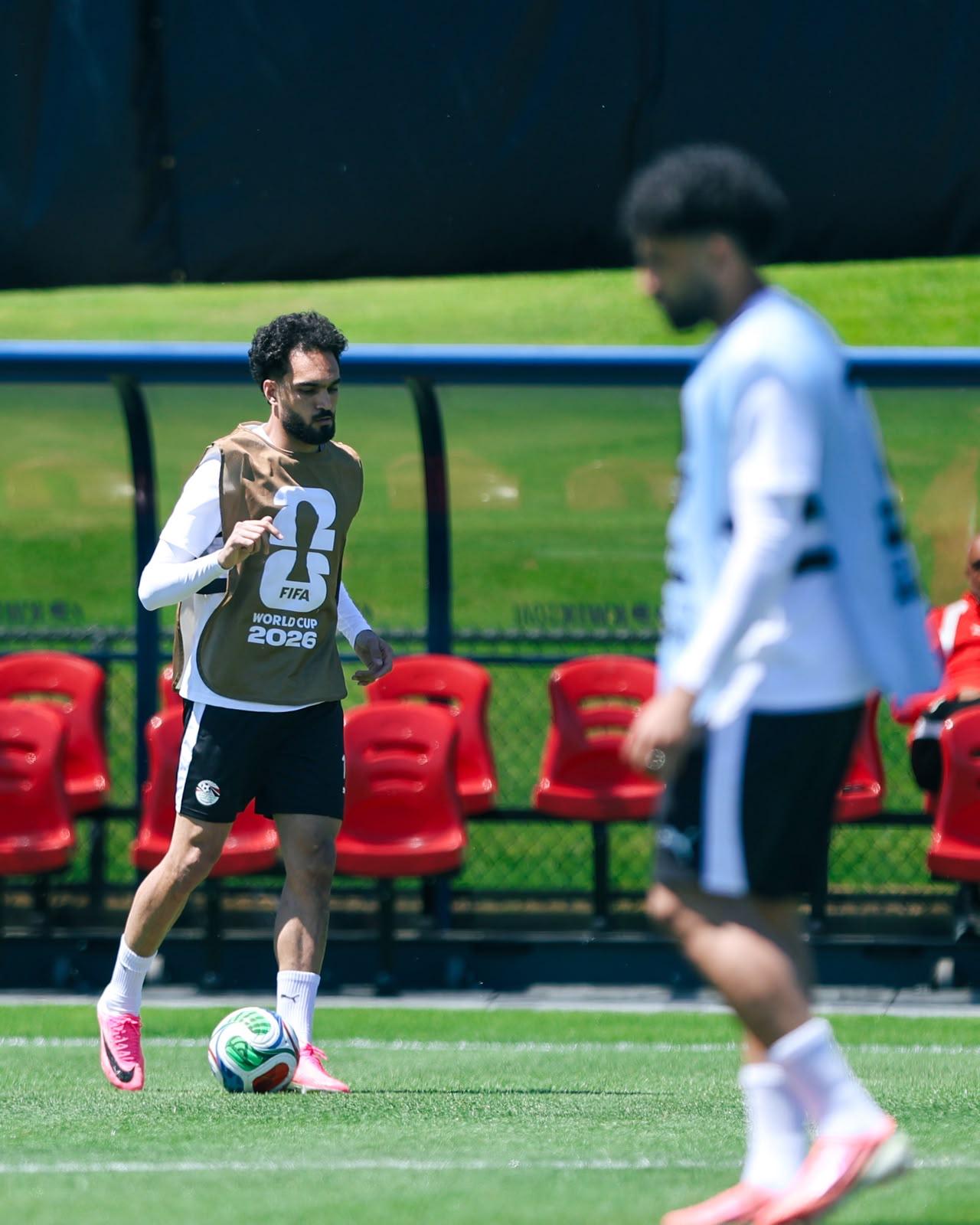 بالصور.. منتخب مصر يواصل استعداداته لمواجهة بلجيكا