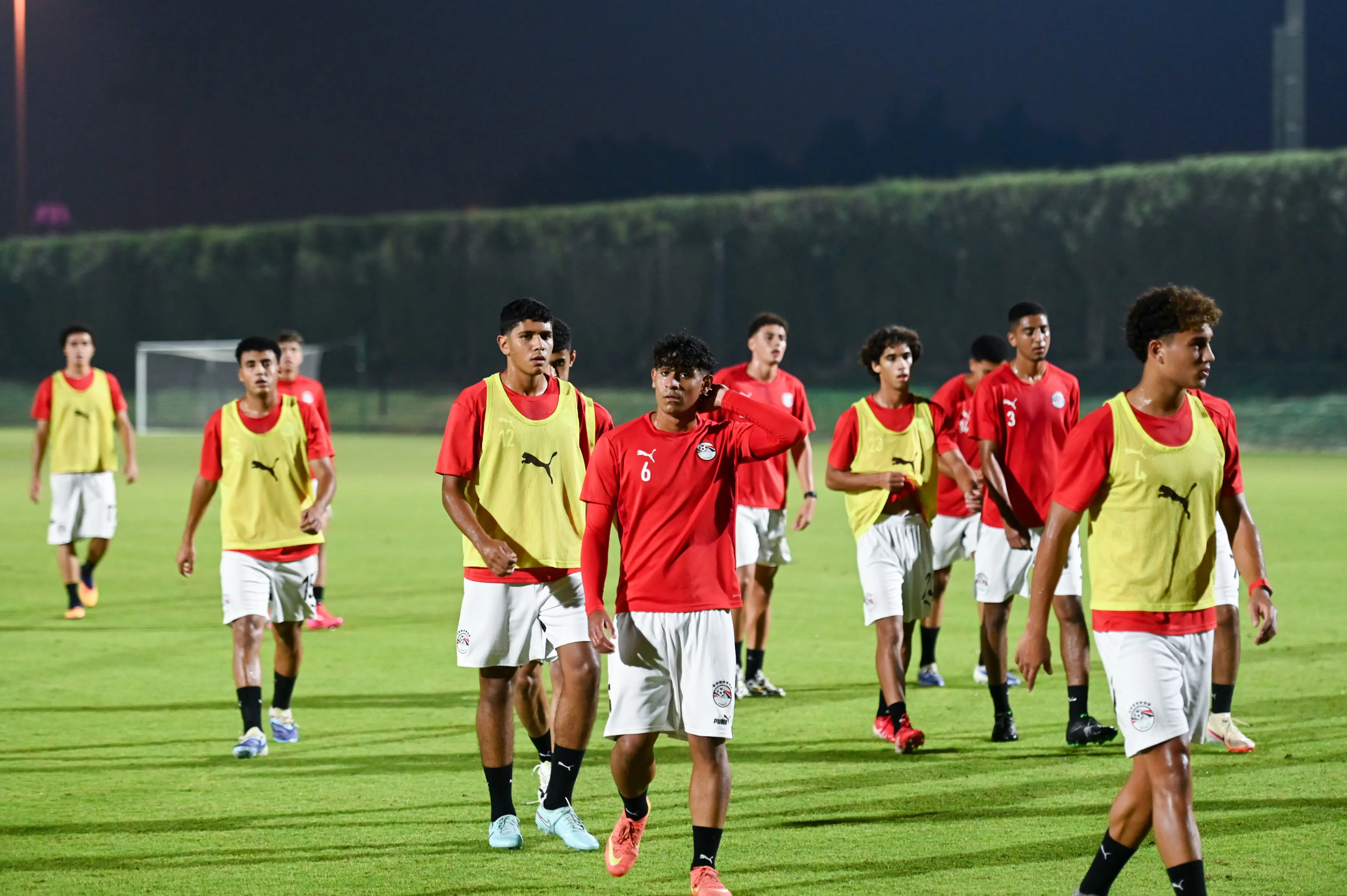 منتخب مصر تحت ١٧ ستة يواصل  تدريباته قبل انطلاق المونديال