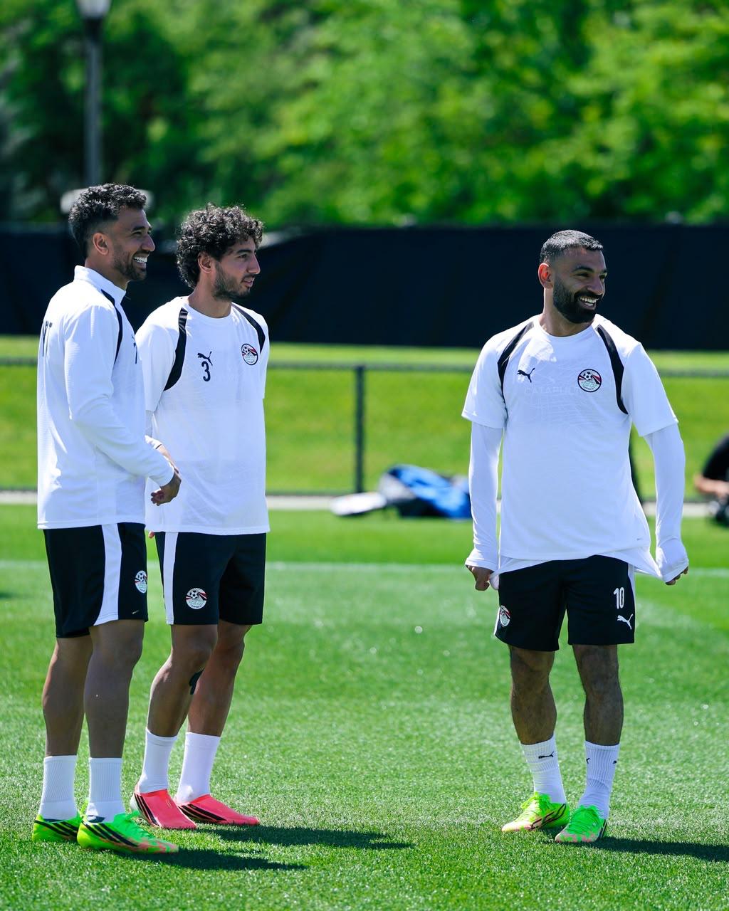 بالصور.. منتخب مصر يواصل استعداداته لمواجهة بلجيكا