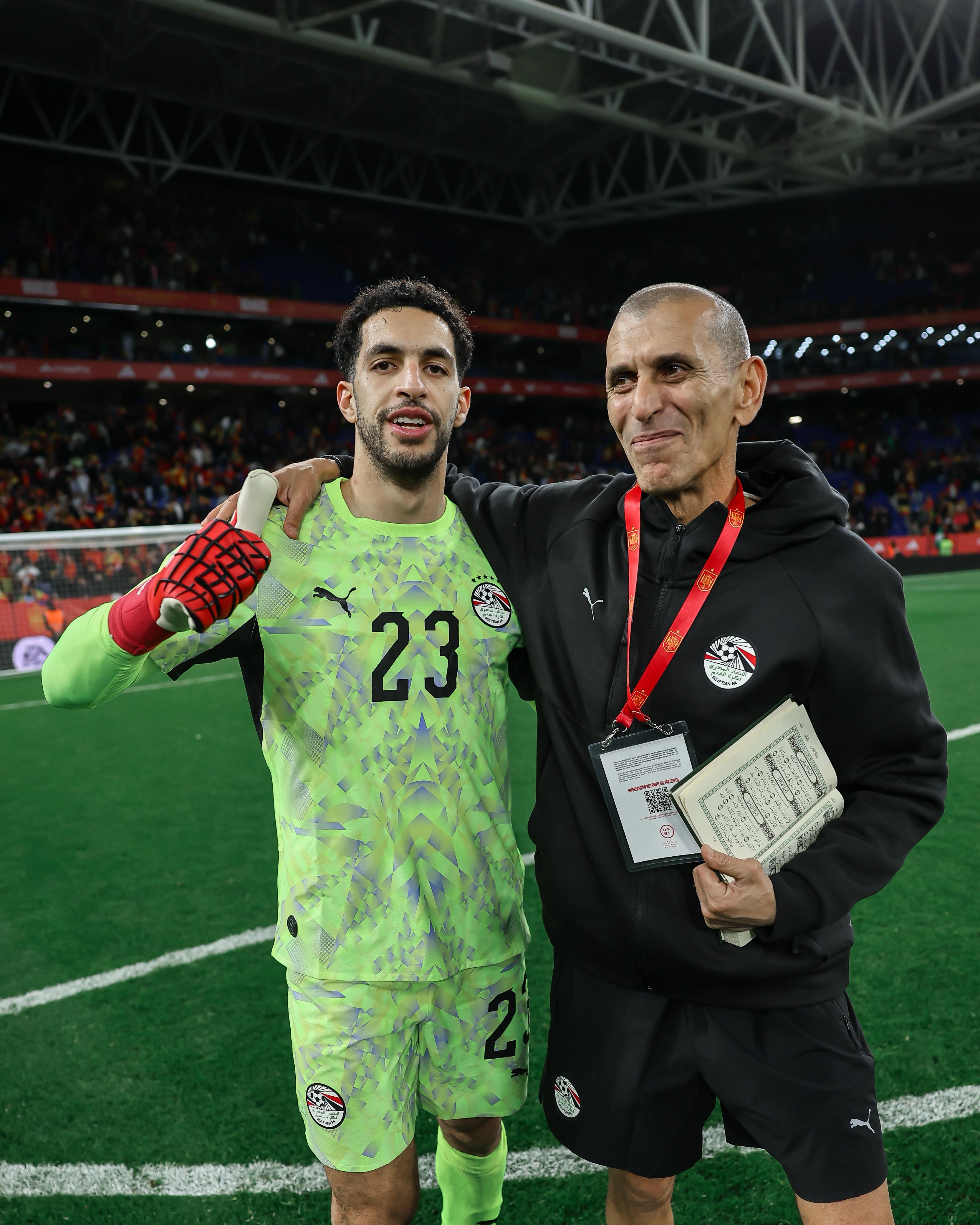 بالصور.. منتخب مصر بعد التعادل مع منتخب إسبانيا