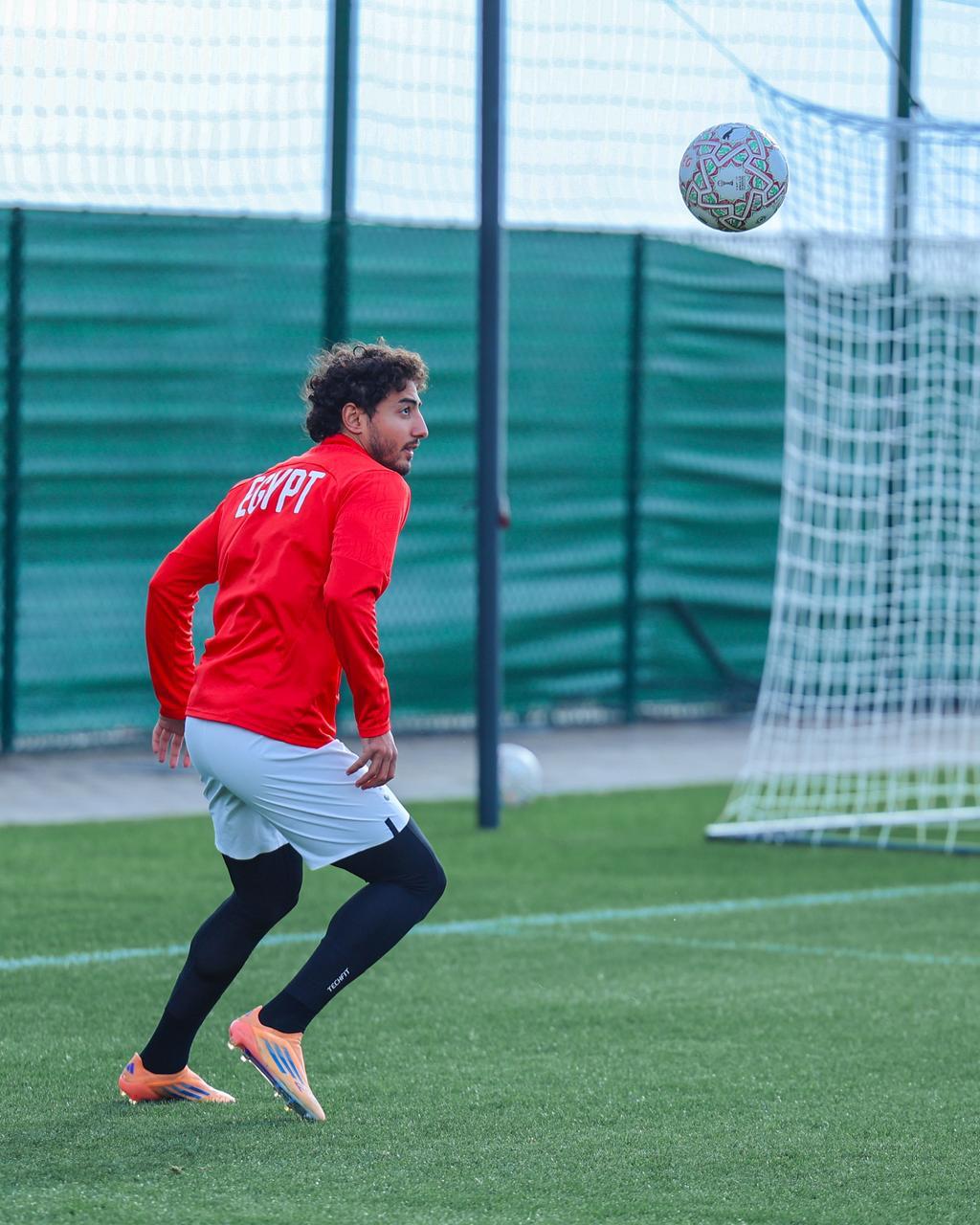 منتخب مصر يختتم تدريباته قبل مواجهة بنين غدًا