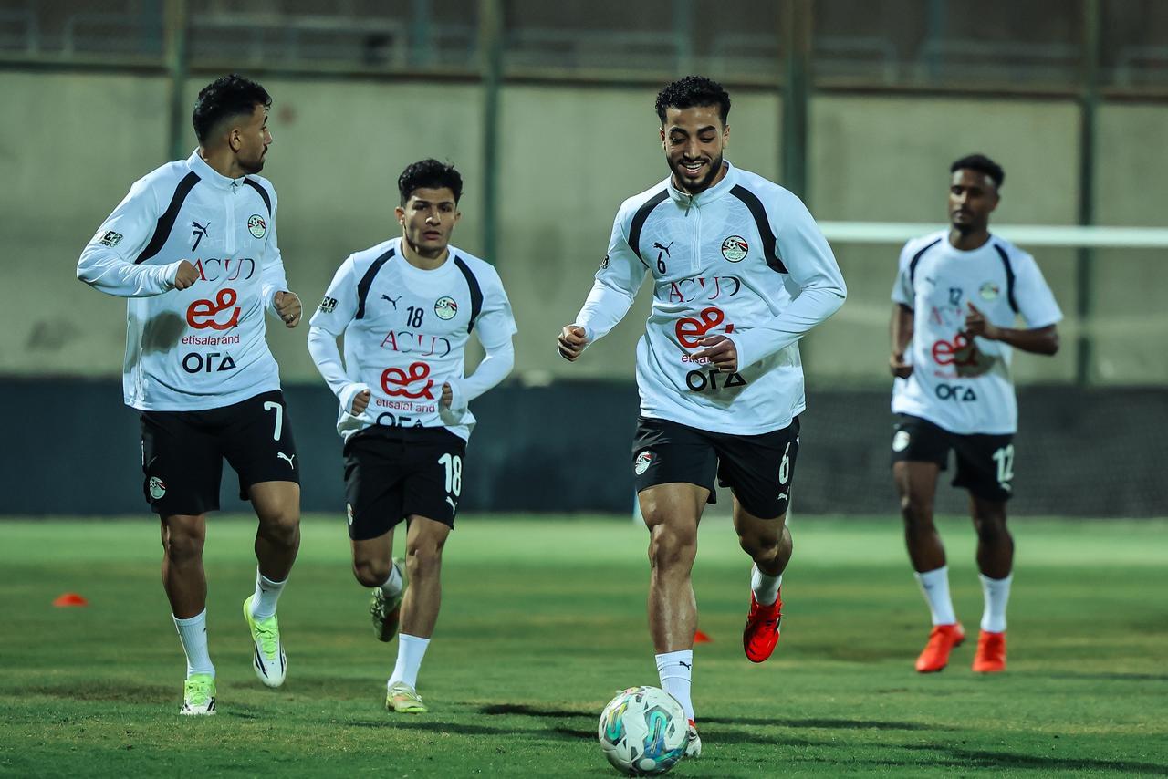 منتخب مصر يخوض ثالث  تدريباته بمركز المنتخبات الوطنية استعدادا لوديتي السعودية و إسبانيا 