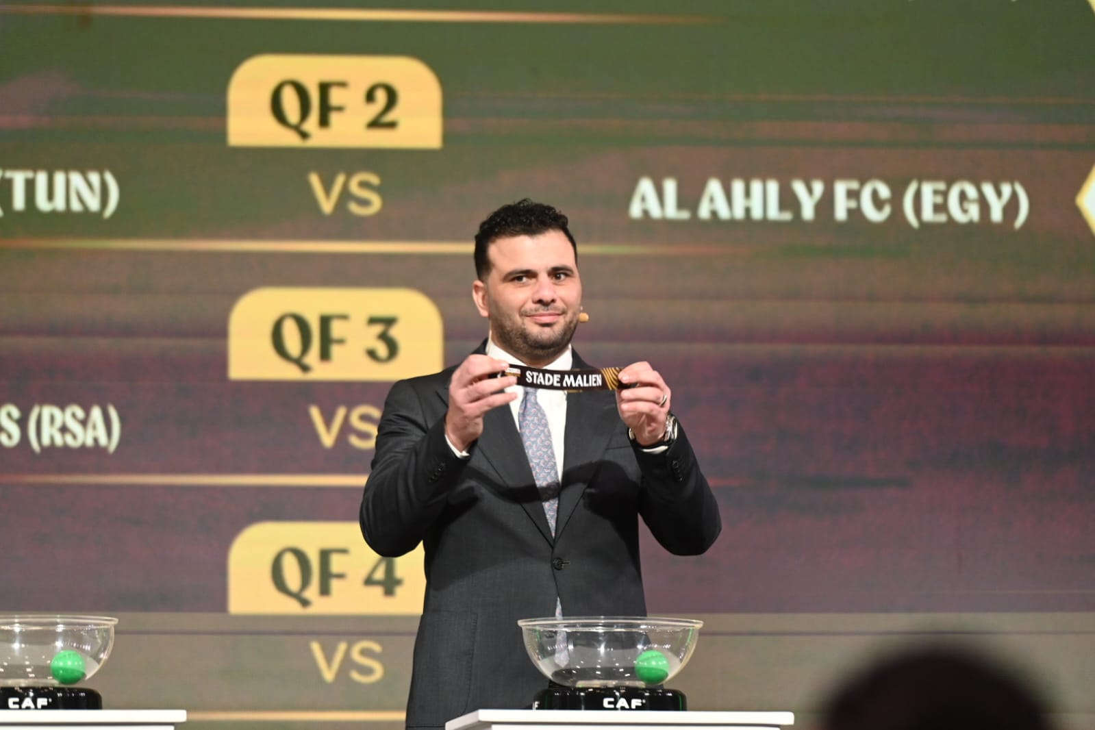 صور مراسم قرعة دوري الأبطال وكأس الكونفدرالية بمقر الاتحاد المصري