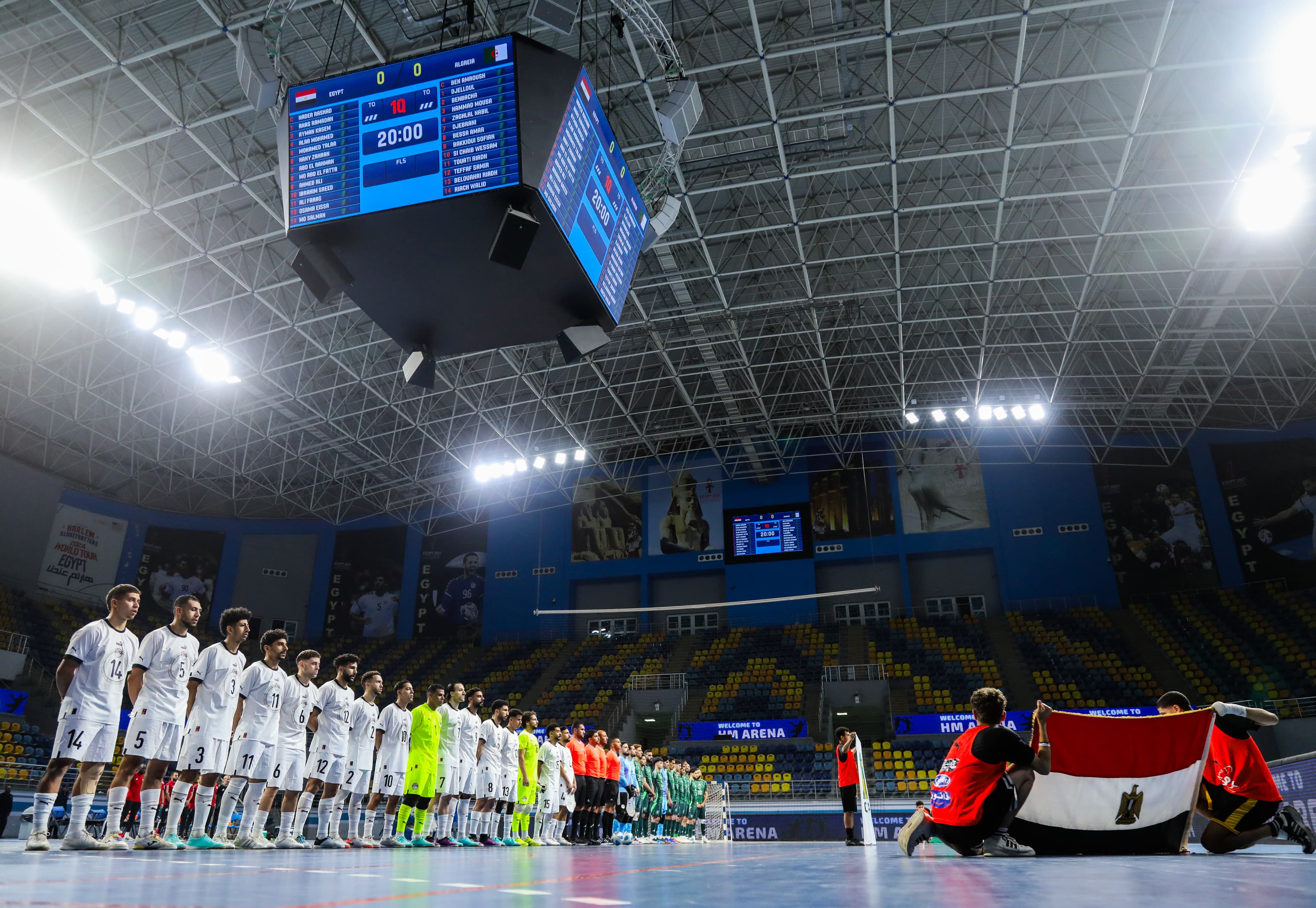 بالصور: منتخب مصر لكرة الصالات يفوز على نظيره الجزائري (4 - 1) وديا