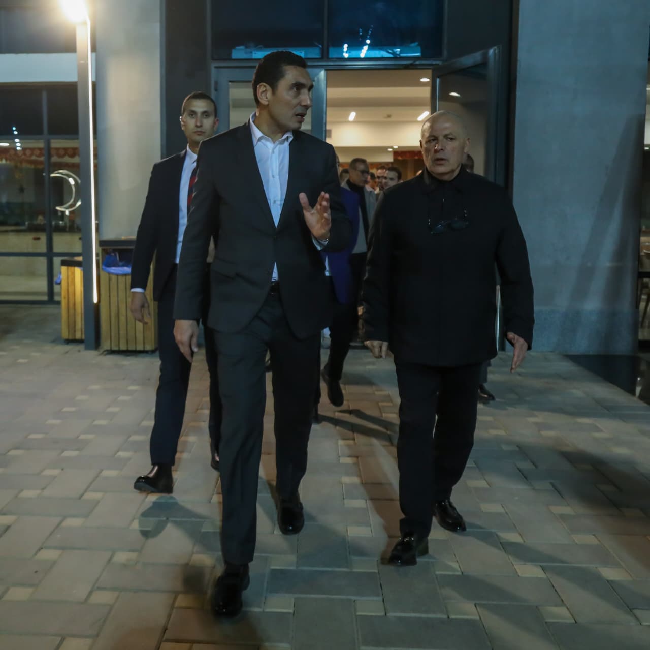 زيارة جوهر نبيل وزير الشباب والرياضة الجديد للاتحاد المصري