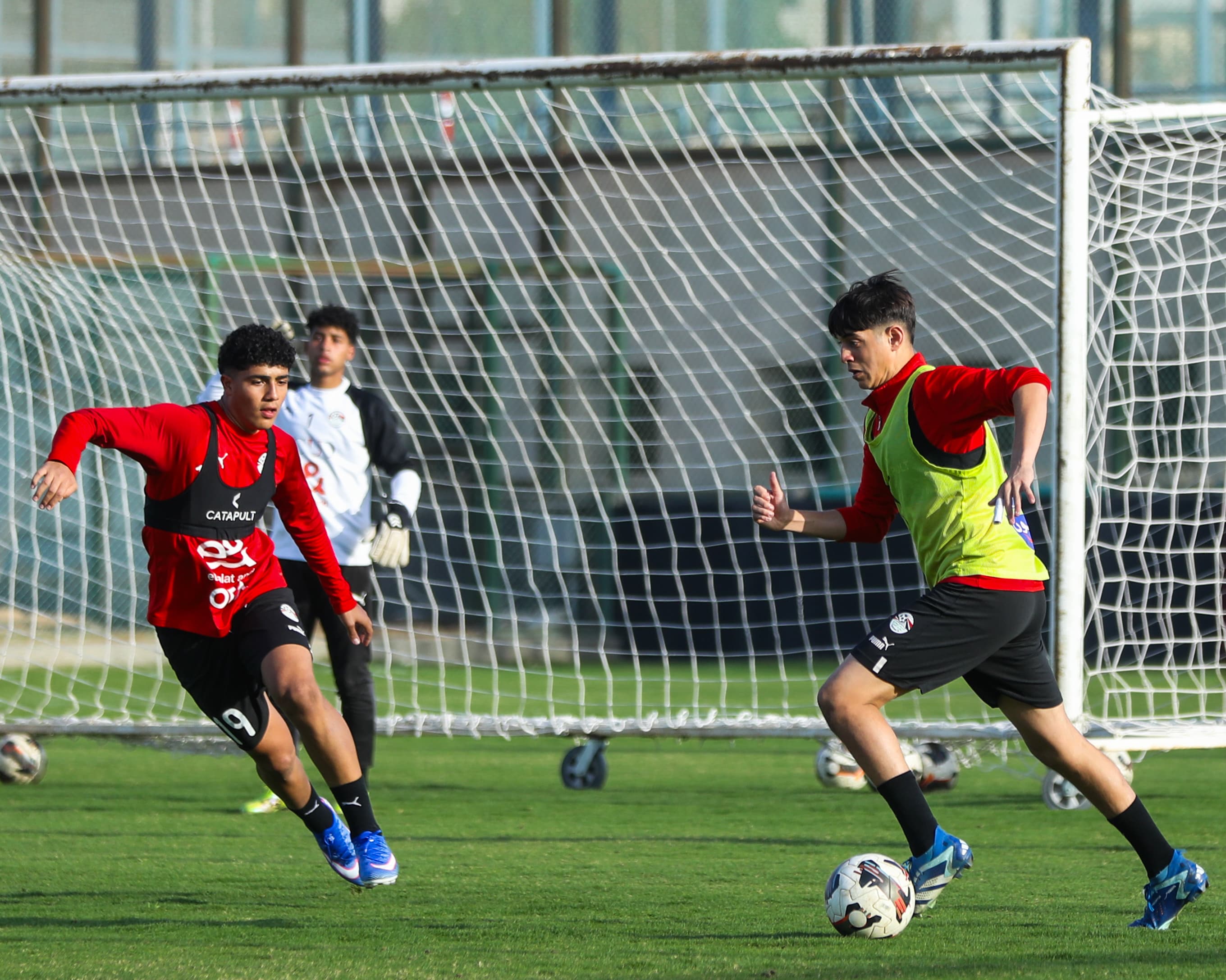 صور تدريبات منتخب الناشئين استعدادا لأمم أفريقيا