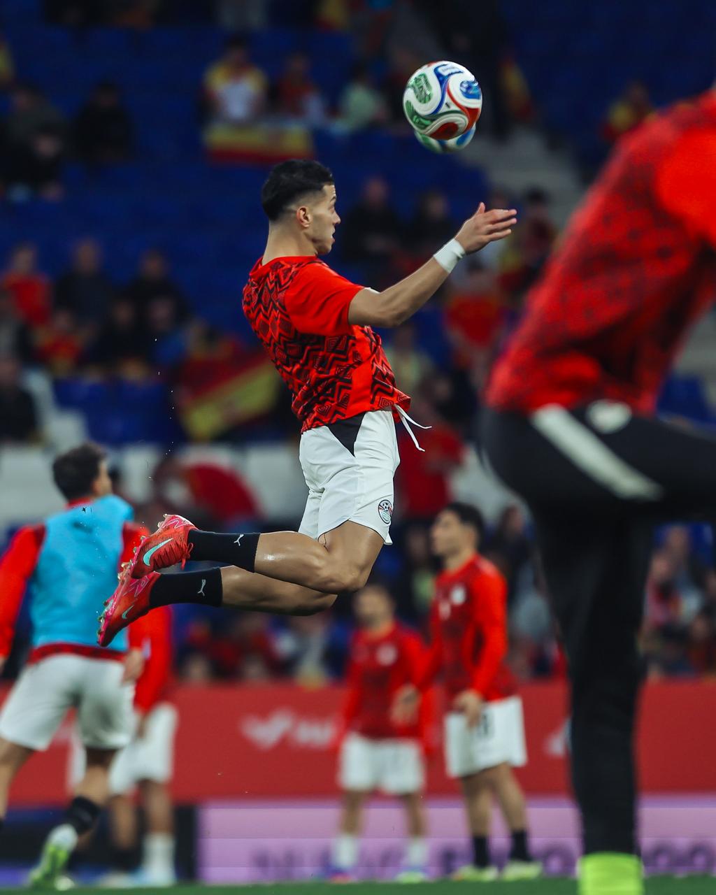 أحماء منتخب مصر قبل مواجهة إسبانيا