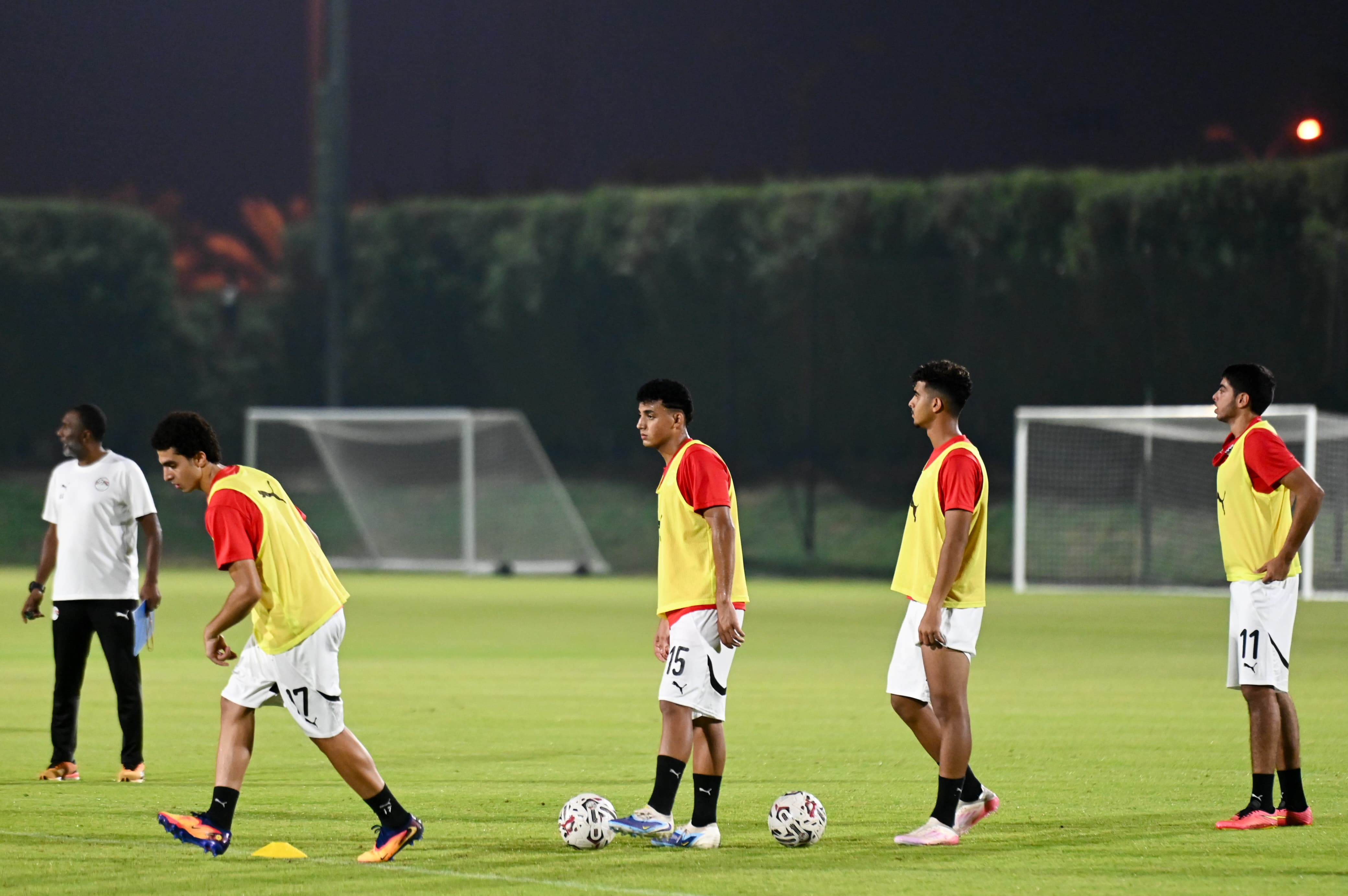 منتخب مصر تحت ١٧ ستة يواصل  تدريباته قبل انطلاق المونديال